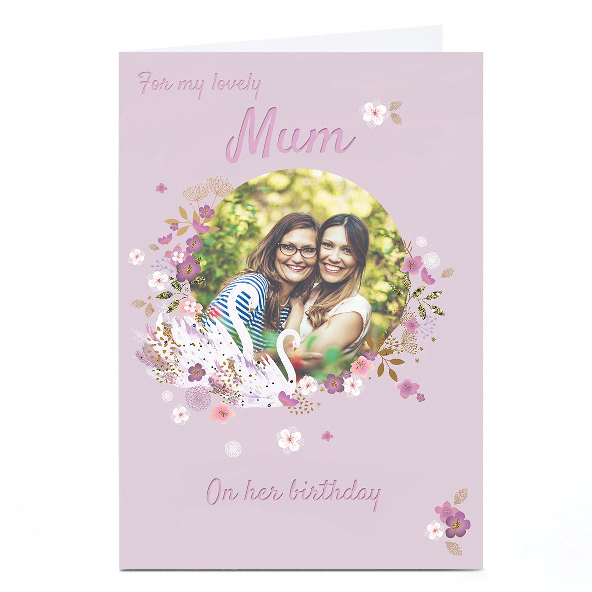 Personalised Kerry Spurling Photo Card - Lovely Mum