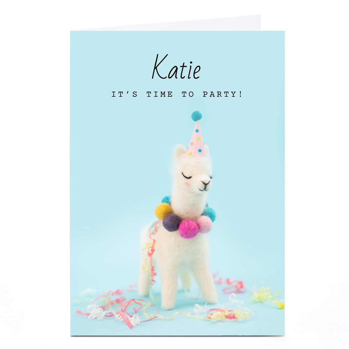 Personalised Lemon And Sugar Card - Party Llama