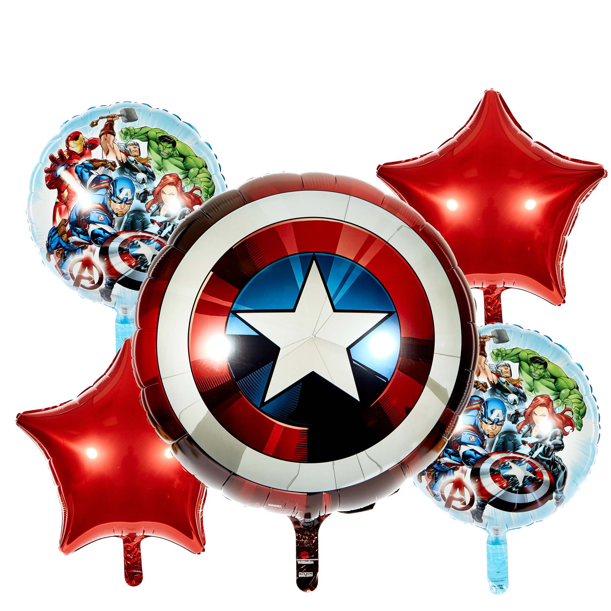 Marvel Avengers Foil Balloon Bundle (Deflated)