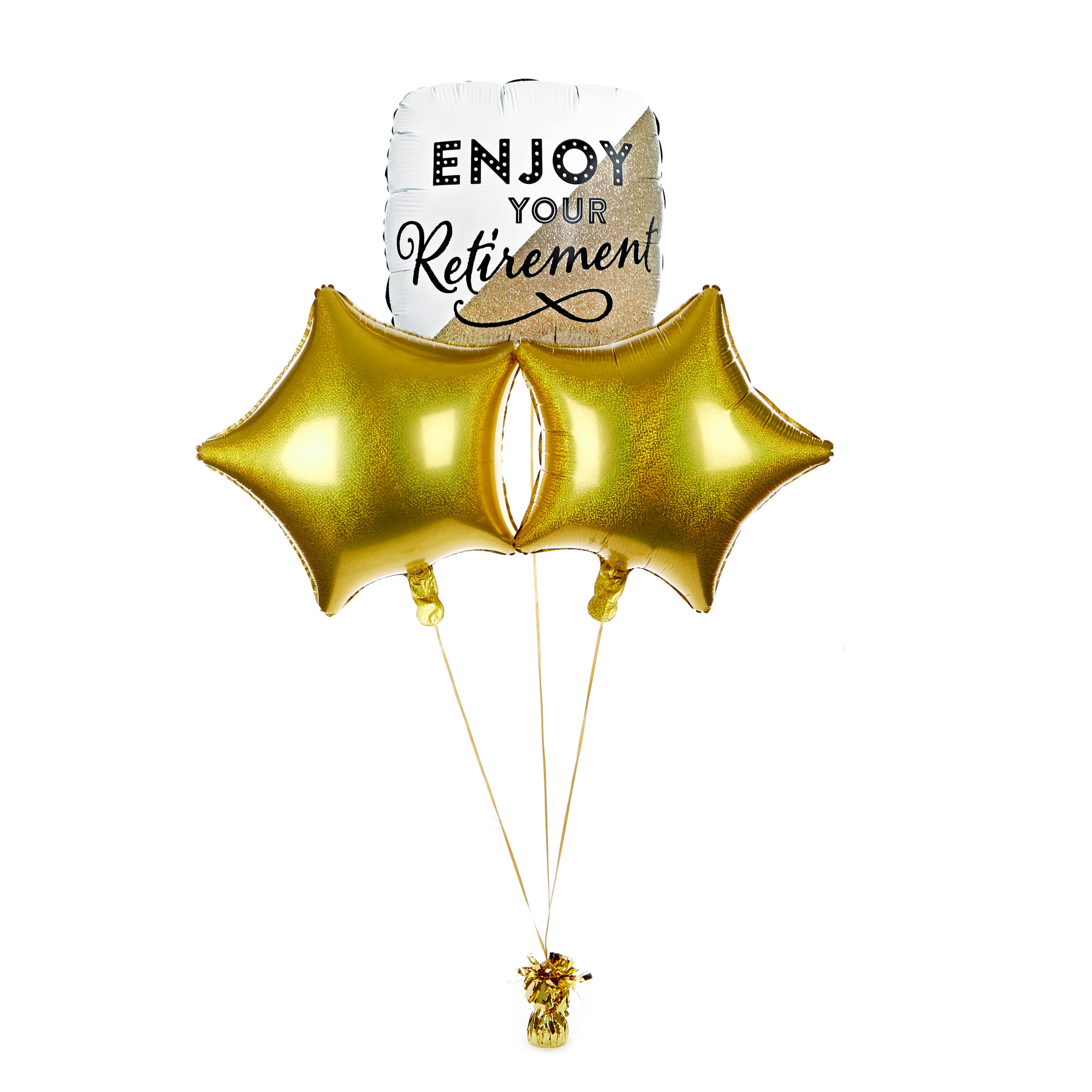 Enjoy Your Retirement Balloon Bouquet - DELIVERED INFLATED!