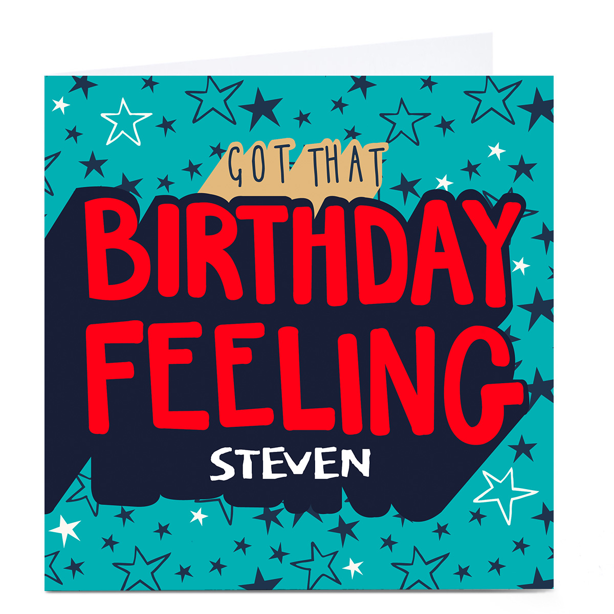 Personalised Bev Hopwood Birthday Card - That Birthday Feeling