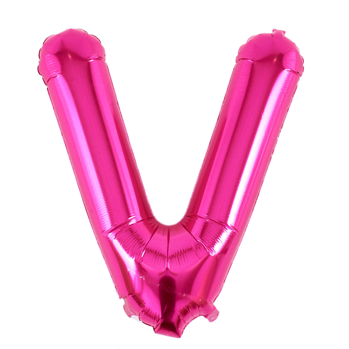 Pink Letter V Air-Inflated Balloon