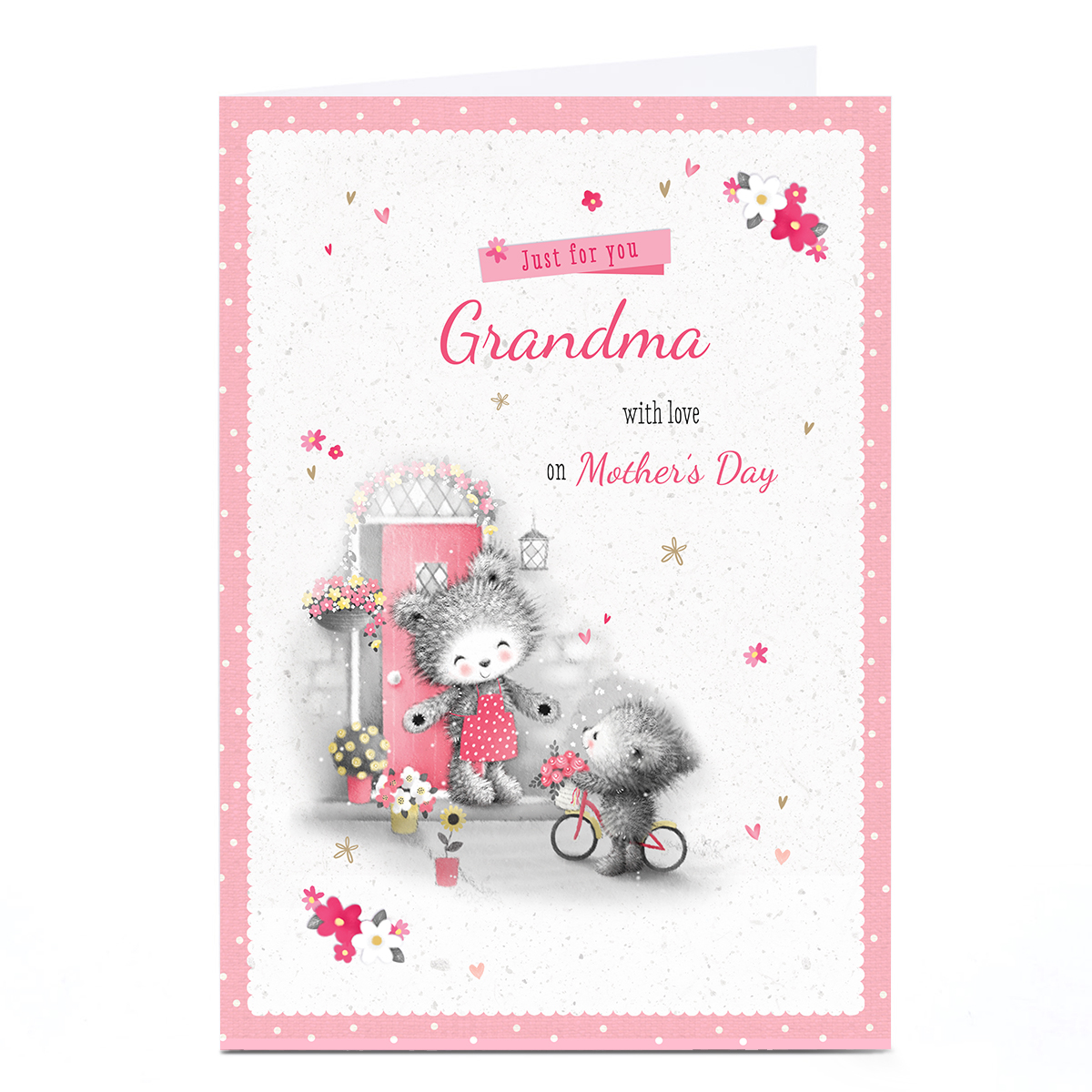 Personalised Mother's Day Card - Flower Delivery, Grandma