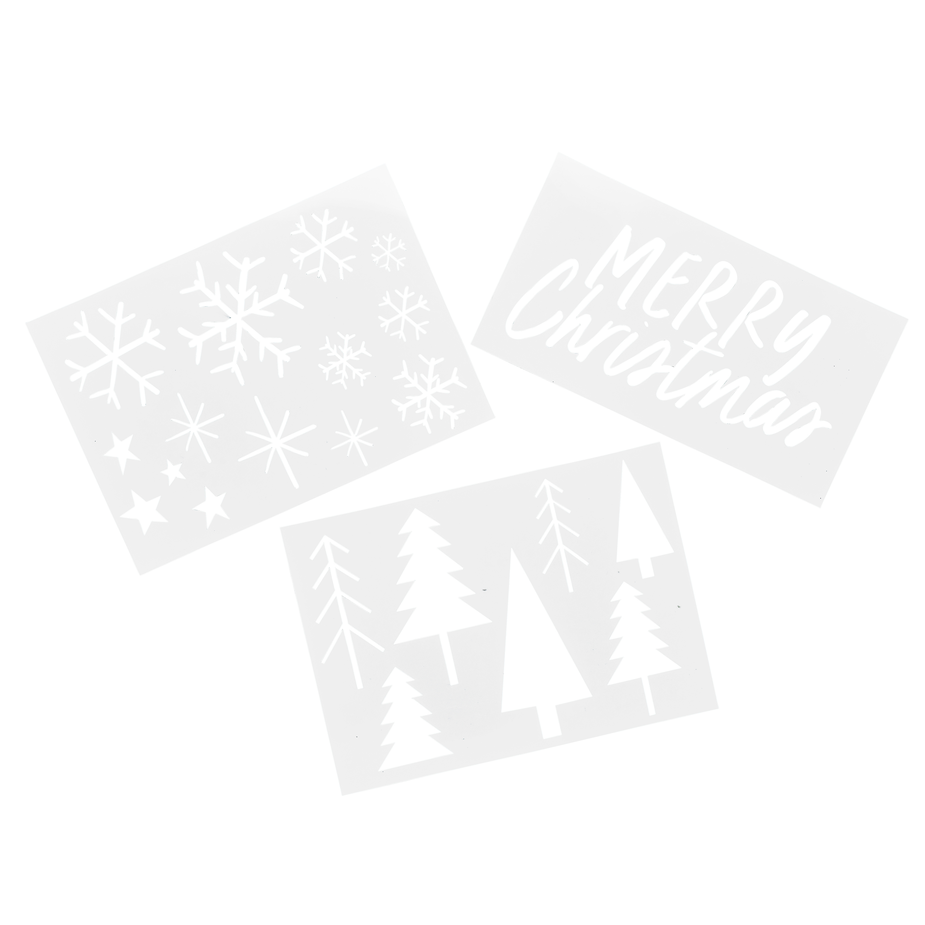 Festive Stencils Set - Pack of 3