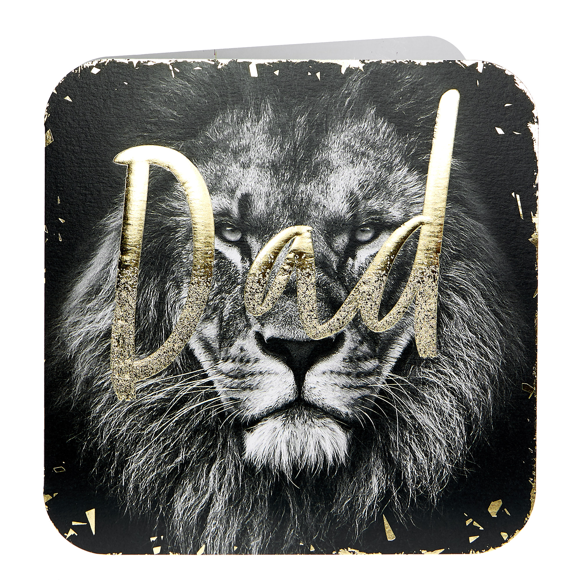 Platinum Collection Father's Day Card - Dad, Lion 