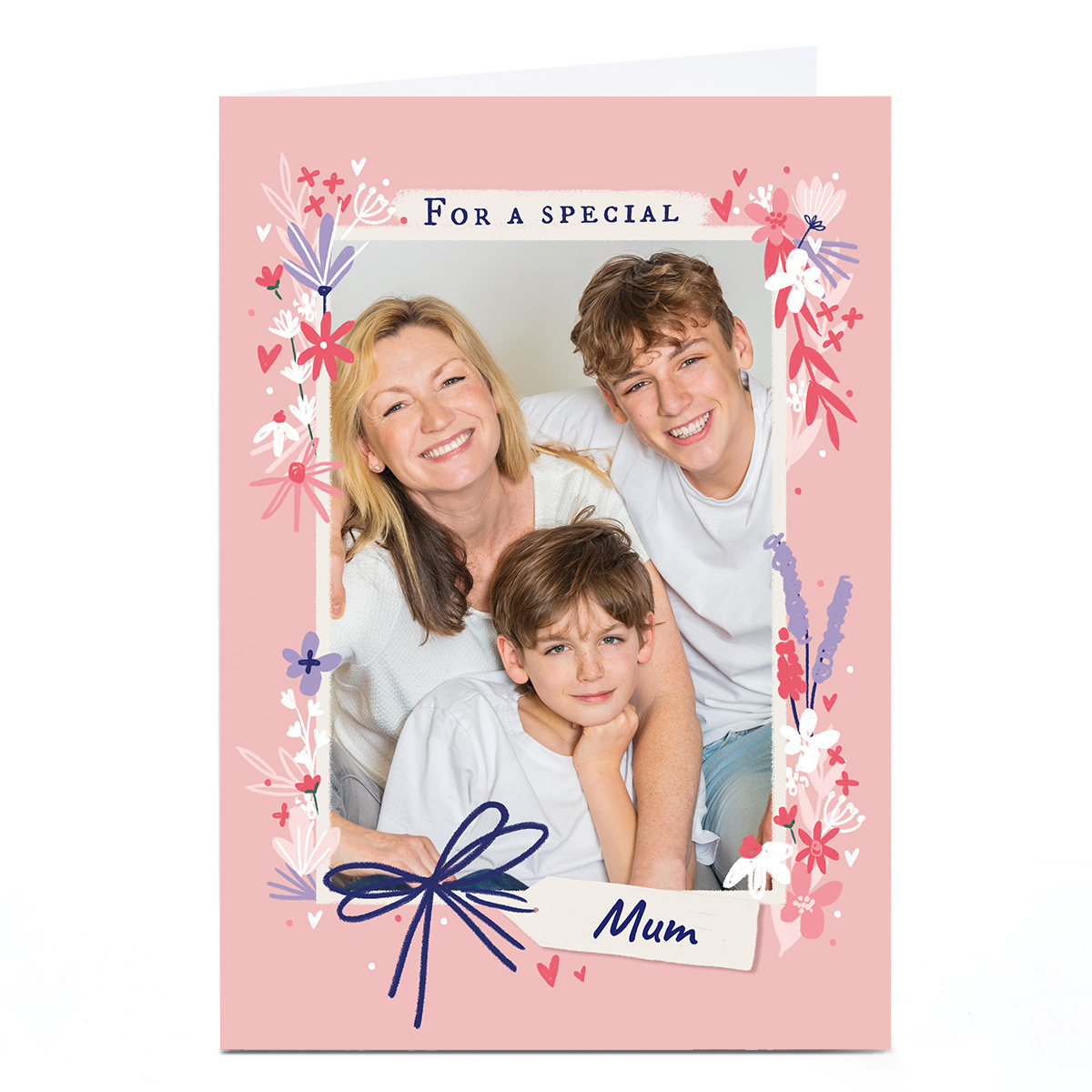 Photo Little Mono Card - For A Special Mum, Any Occasion