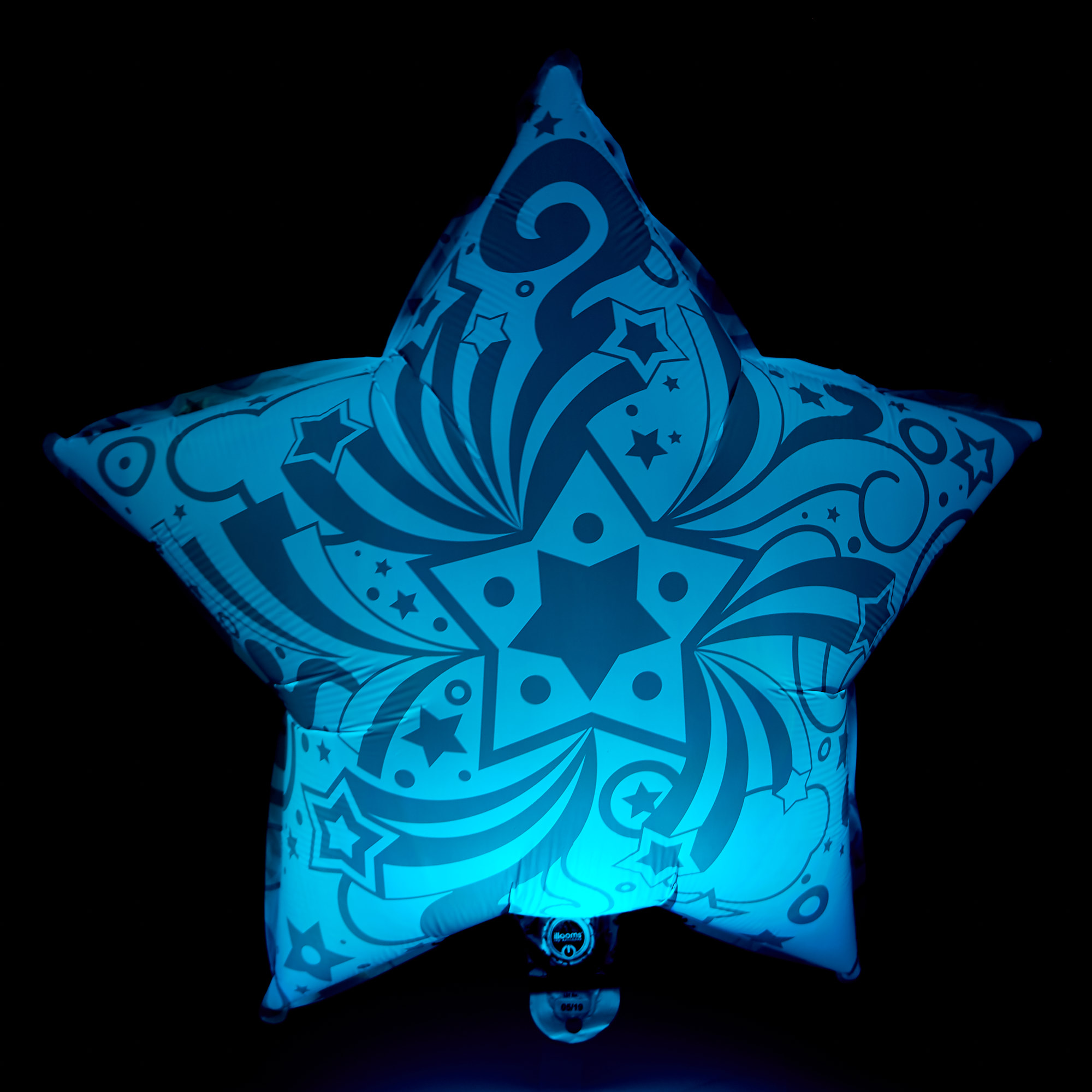 Illoom Colour-Changing Star 22-Inch LED Foil Helium Balloon
