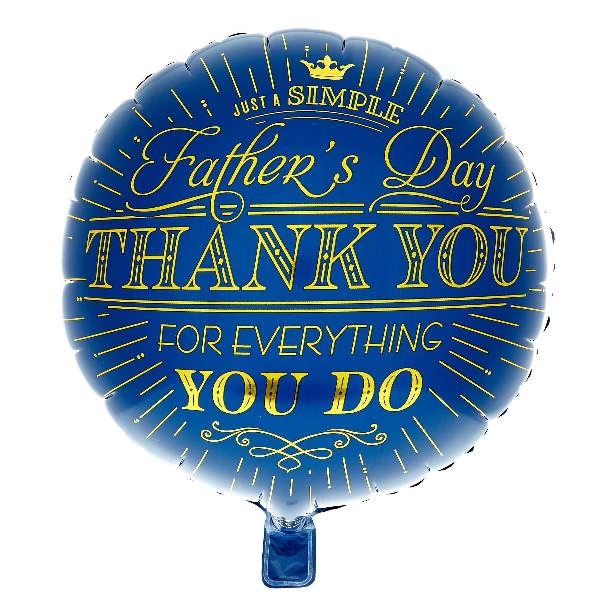 Father's Day Thank You 18-Inch Foil Helium Balloon