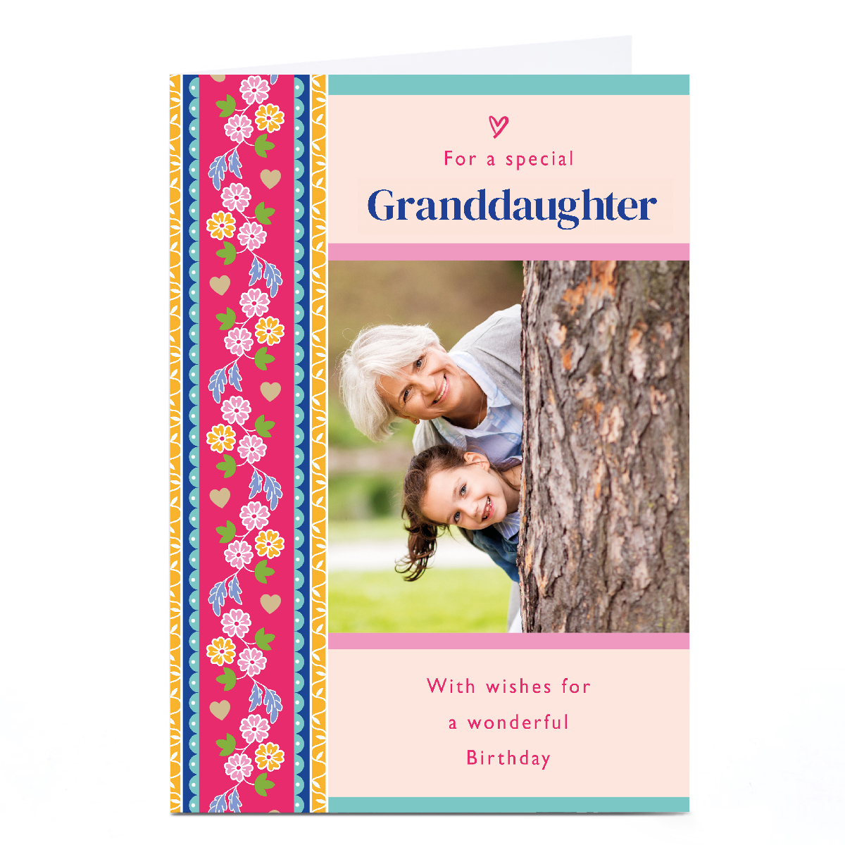 Personalised Birthday Card - For a special Granddaughter