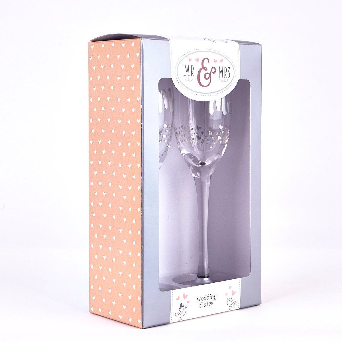 Mr & Mrs Wedding Champagne Flutes