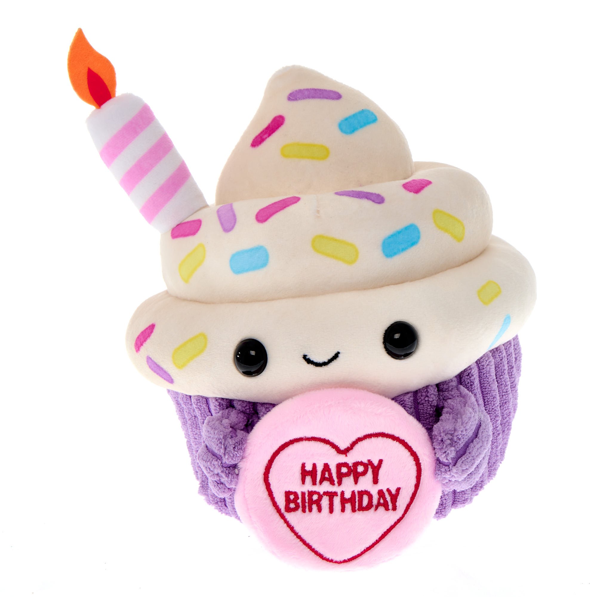 Swizzels Love Hearts Plush Birthday Cupcake