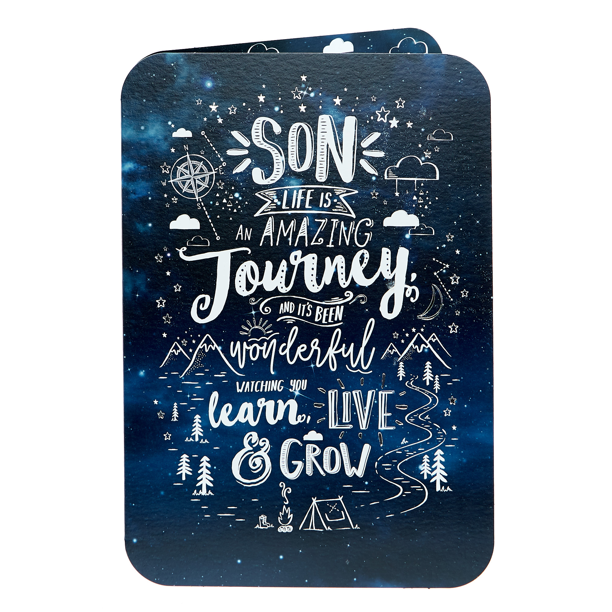 Birthday Card - Son, Amazing Journey