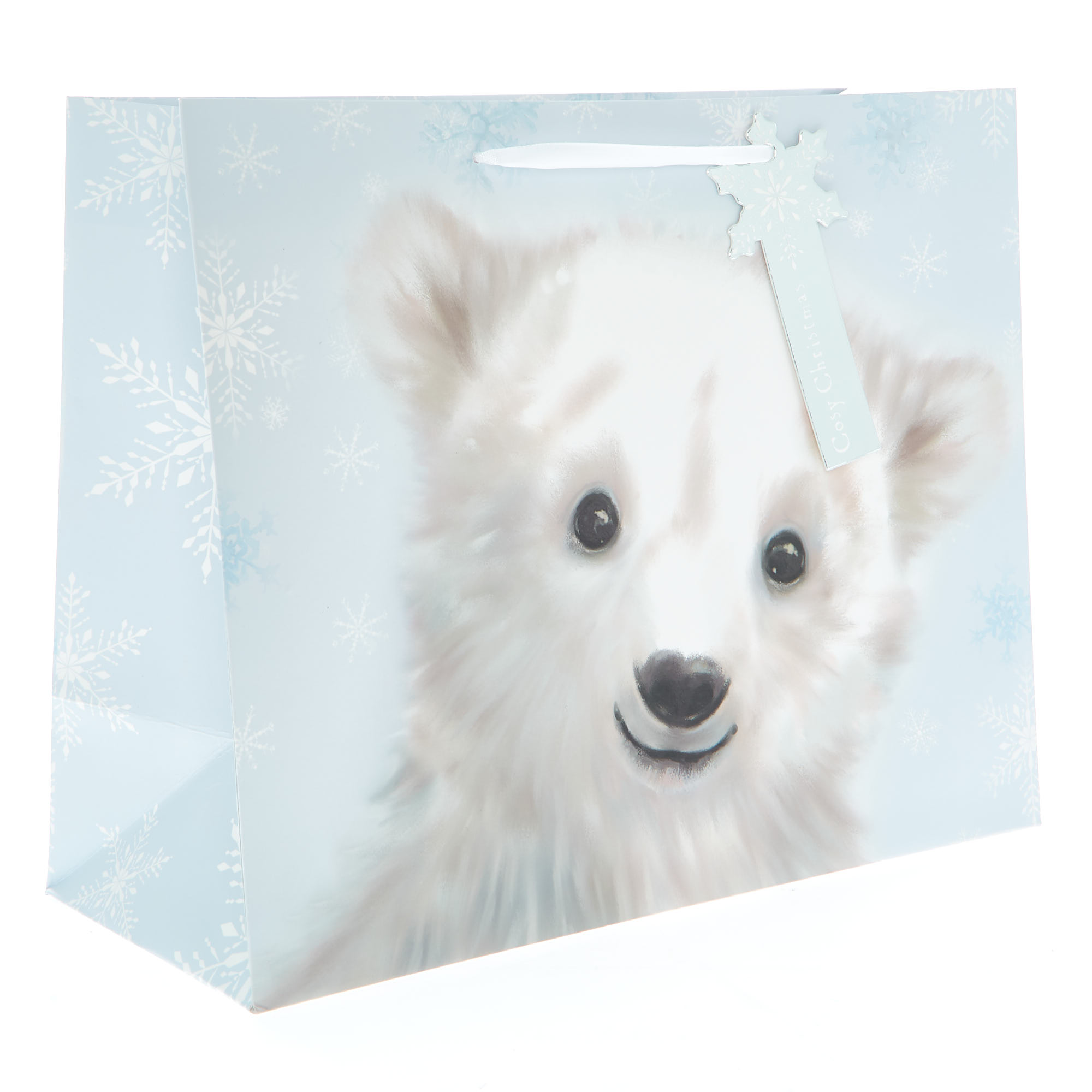 Buy Large Landscape Polar Bear Christmas Gift Bag for GBP 0.37 Card
