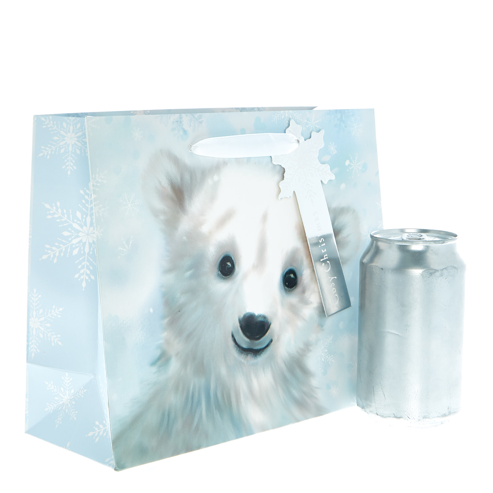 Buy Small Landscape Polar Bear Christmas Gift Bag for GBP