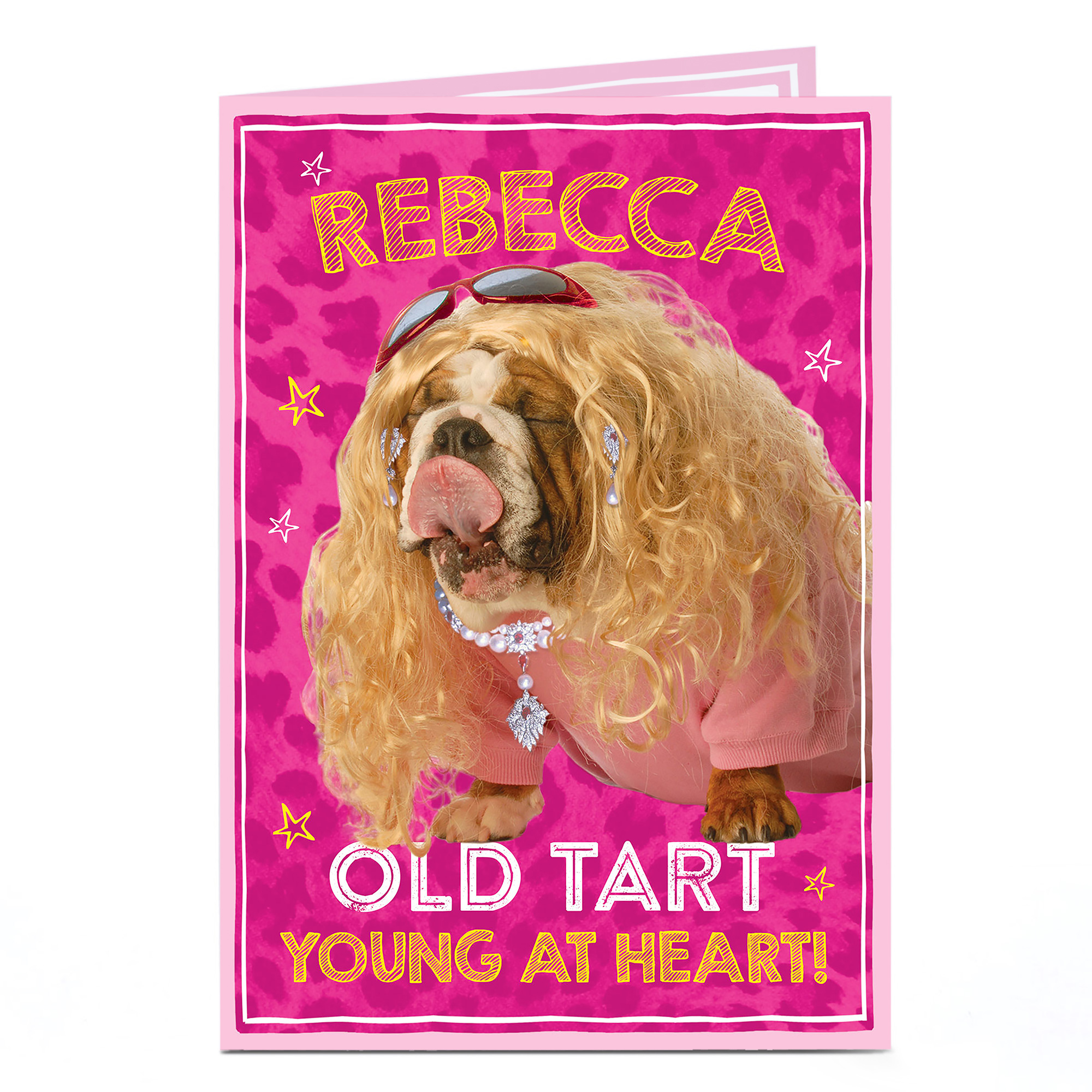 Personalised Birthday Card - Old Tart Young At Heart