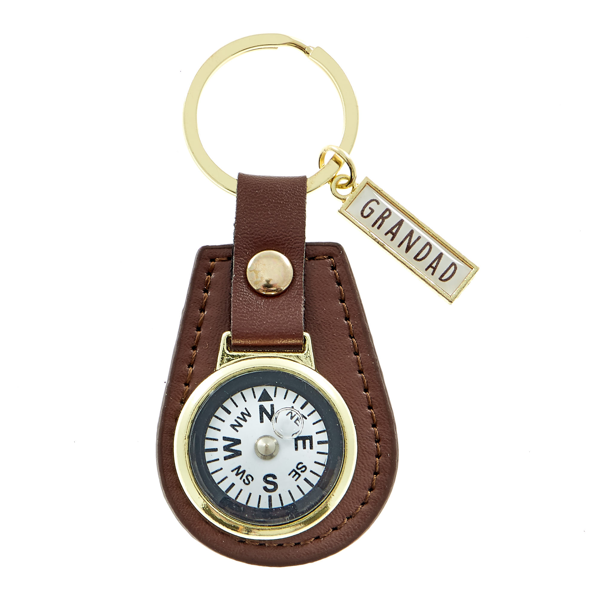 Special Grandad Compass Keyring