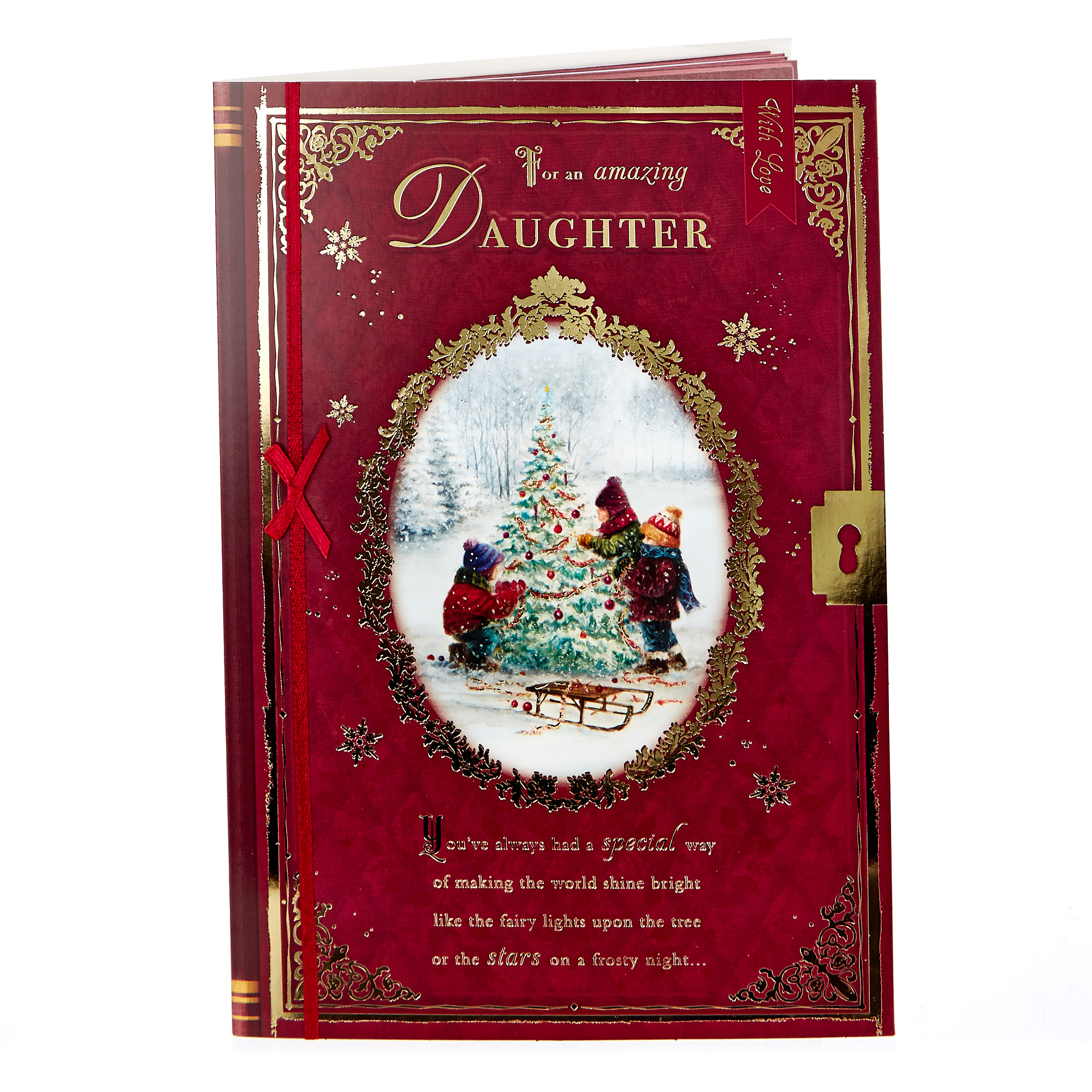 Christmas Card - Amazing Daughter, Book