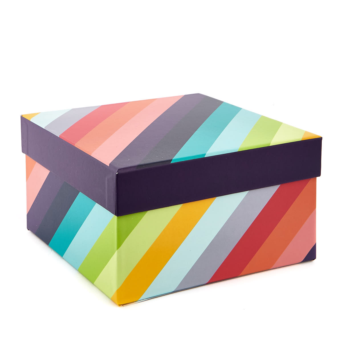 Luxury Gift Box Set Of Four - Rainbow Stripes