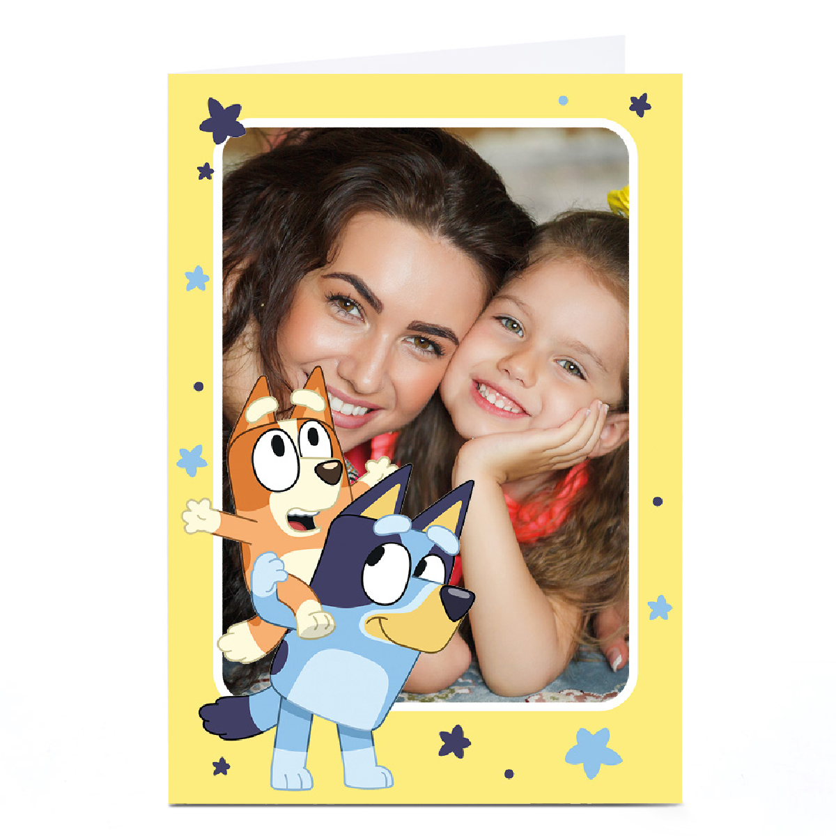  Personalised Birthday Card - Bluey - Image Only