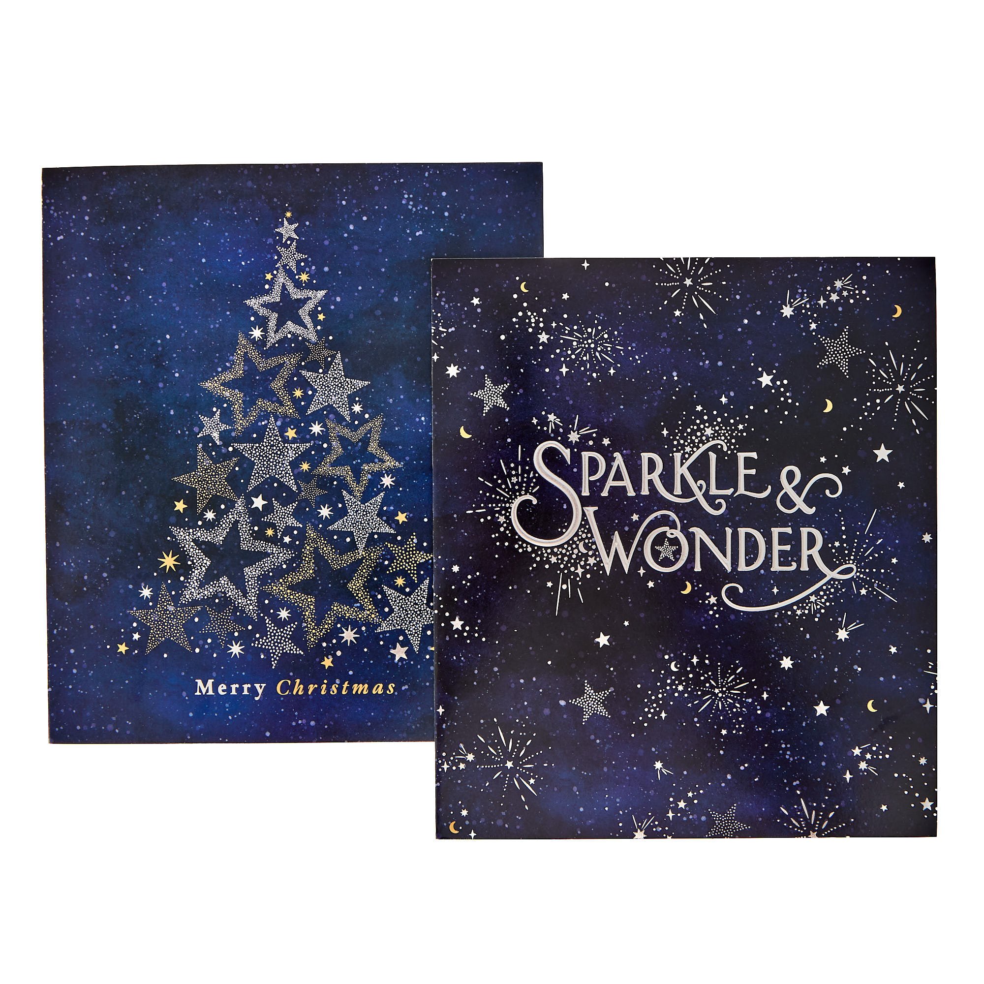 Premium Star Tree Charity Christmas Cards - Pack of 10 (2 Designs)