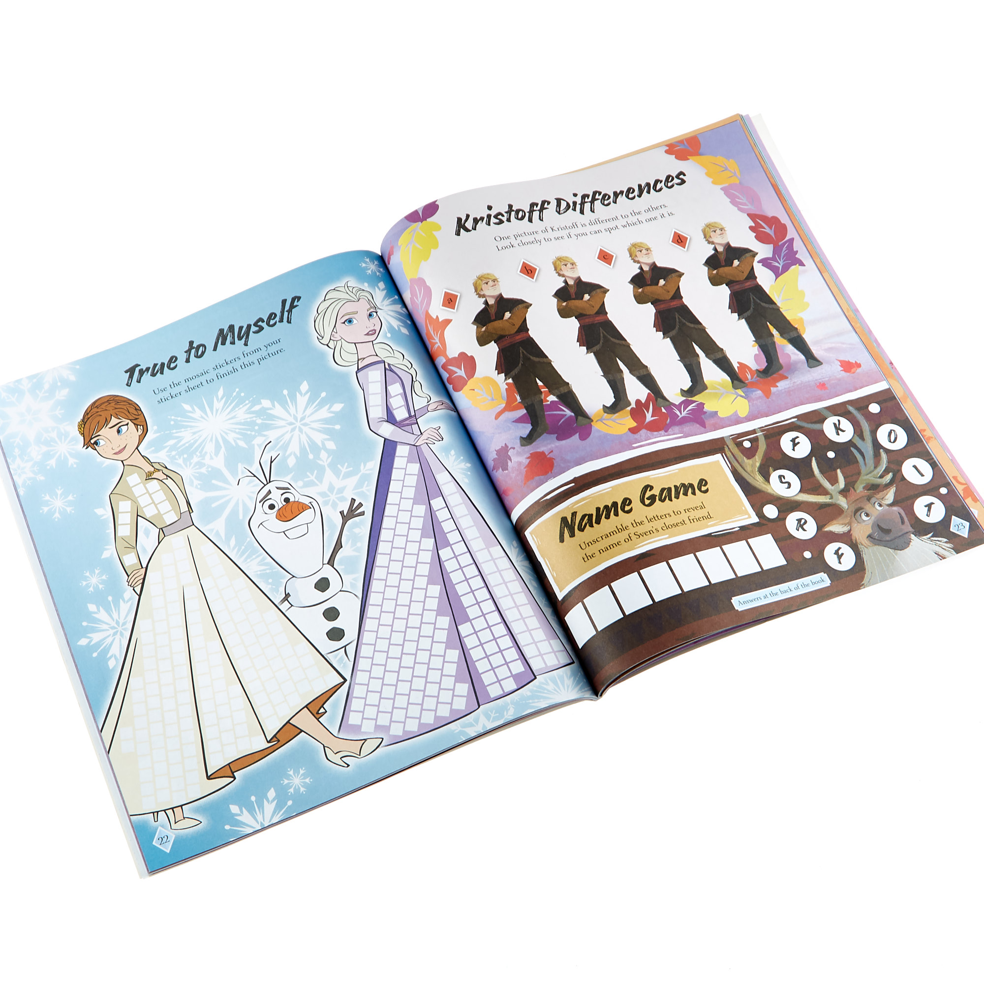 Disney Princesses, Frozen II & Moana Sticker Books - Set Of 3 