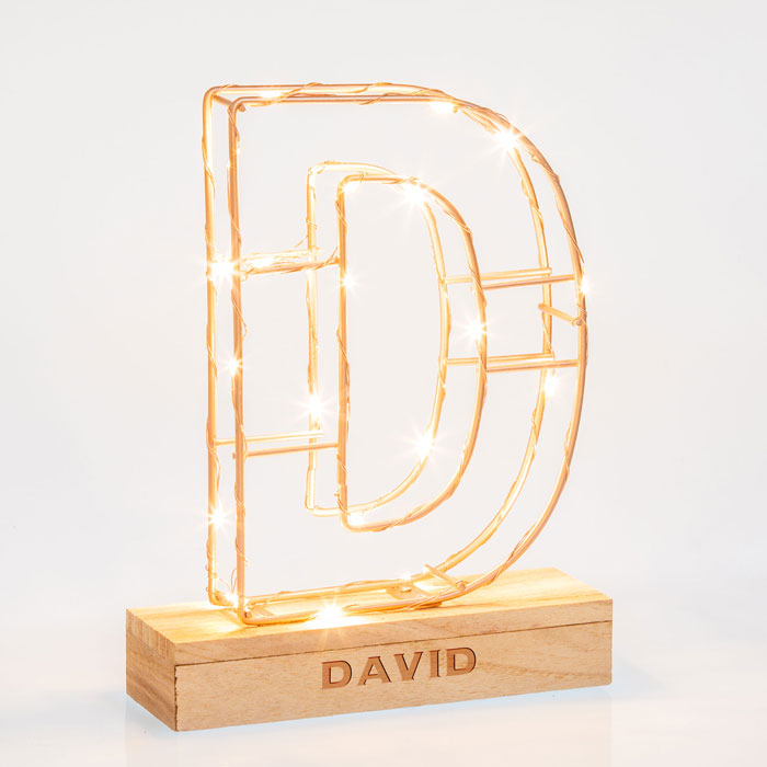 Personalised Lumi Letter Light