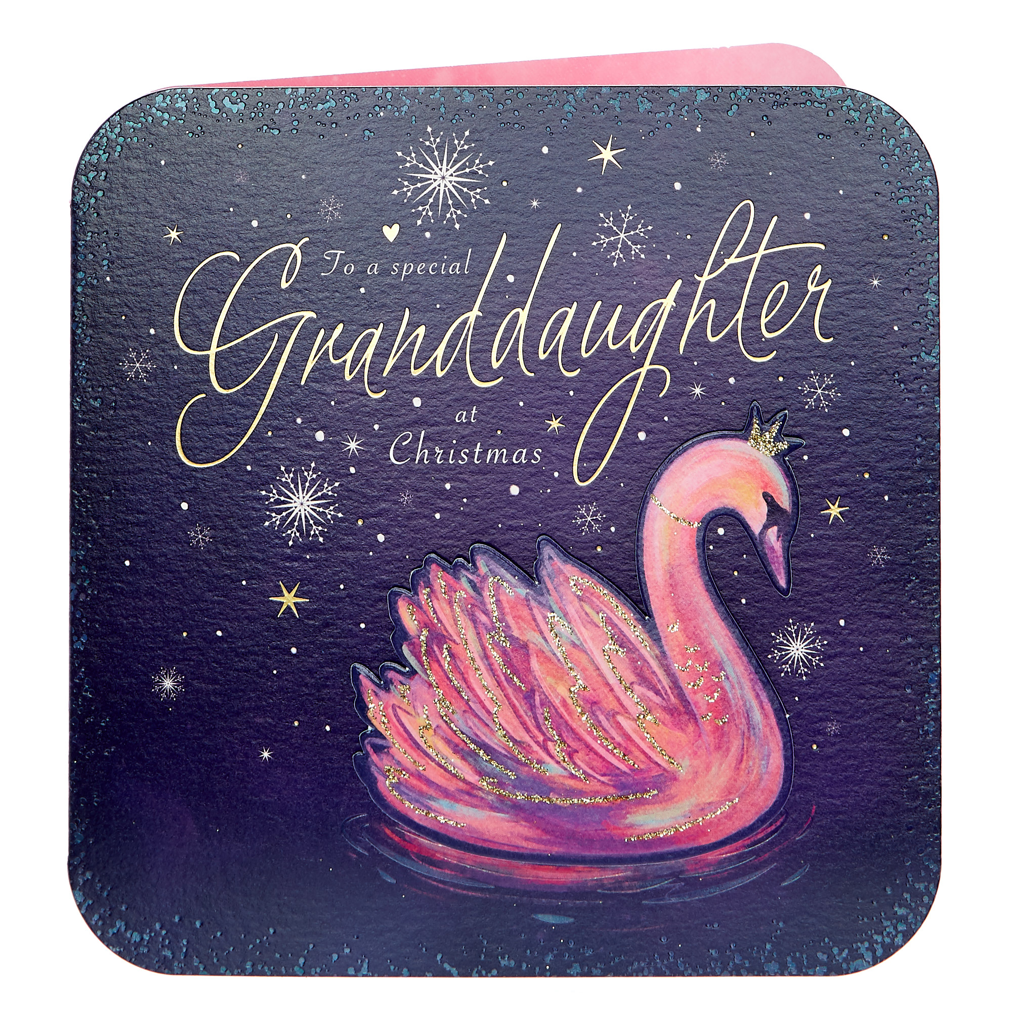 Boutique Collection Christmas Card - Granddaughter Swan