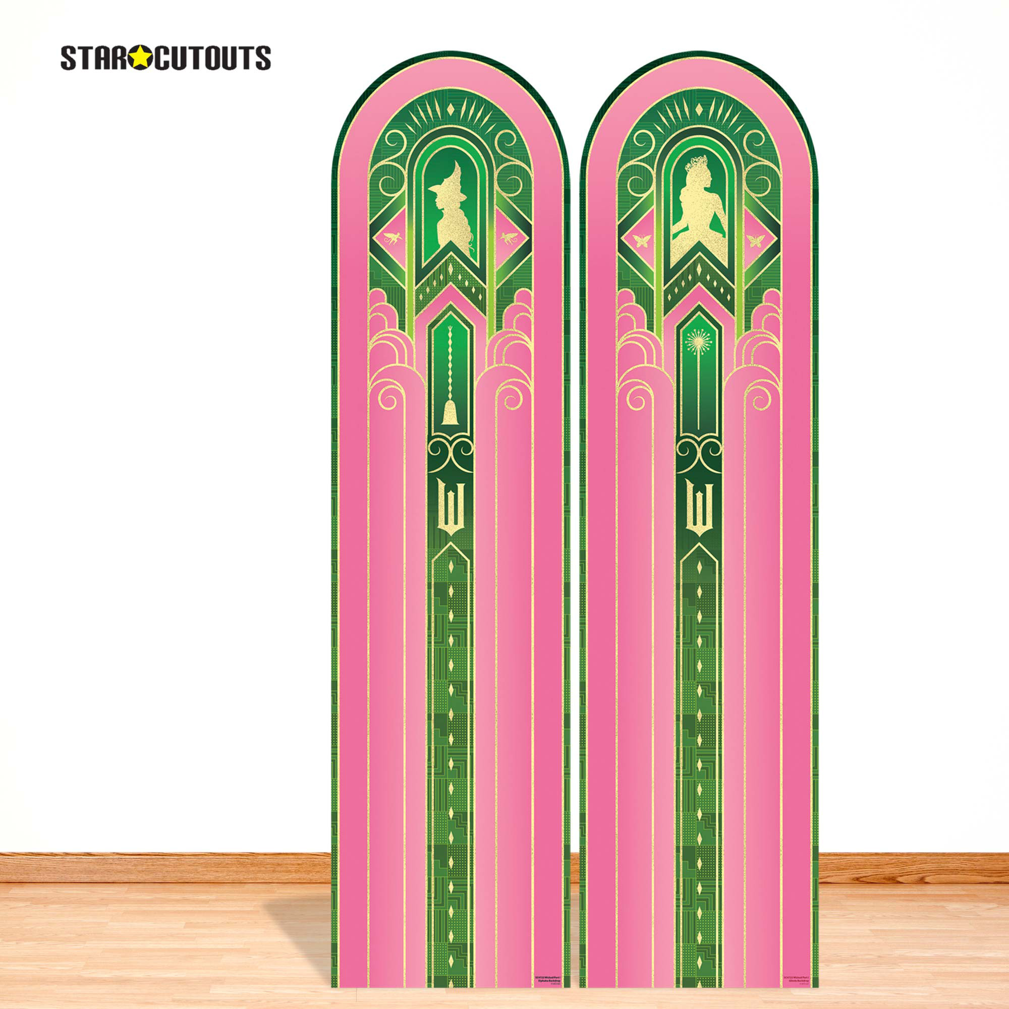Wicked Backdrop Cardboard Cutout 2-Pack 