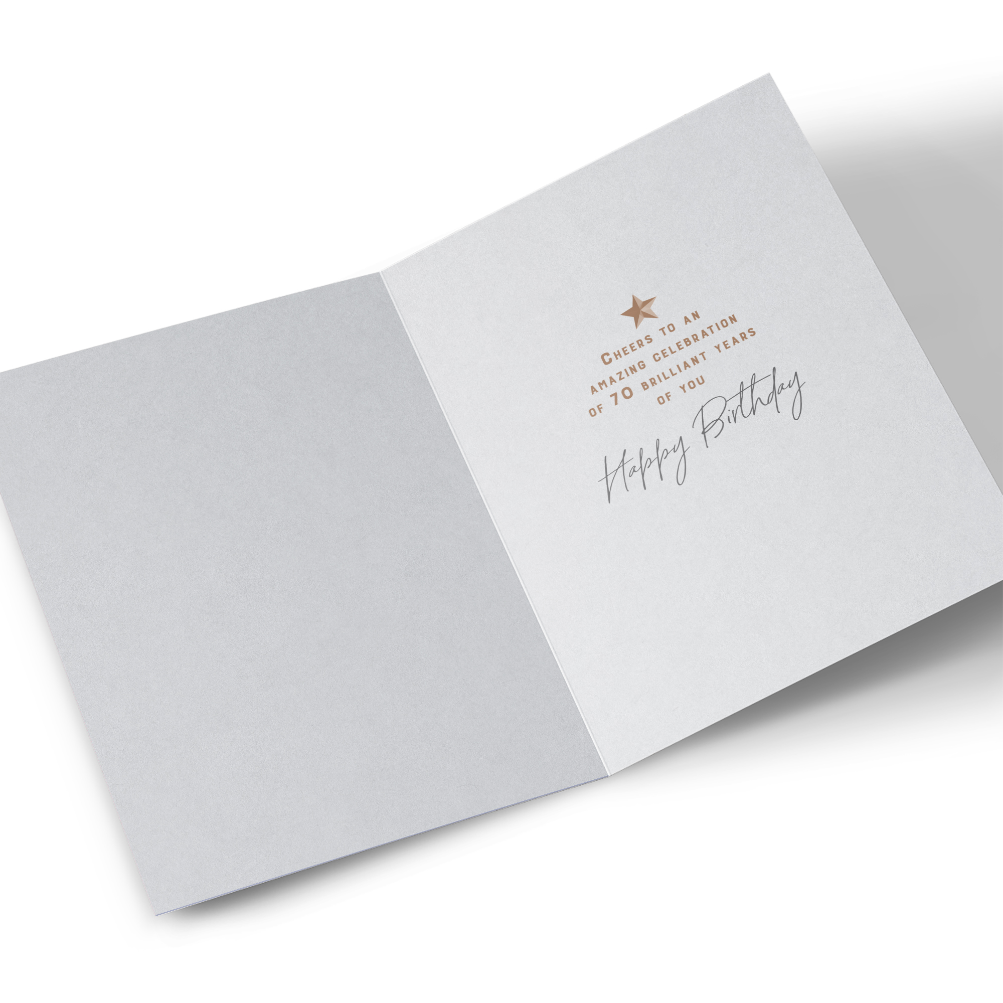70th Birthday Card - Finest Quality Brother 