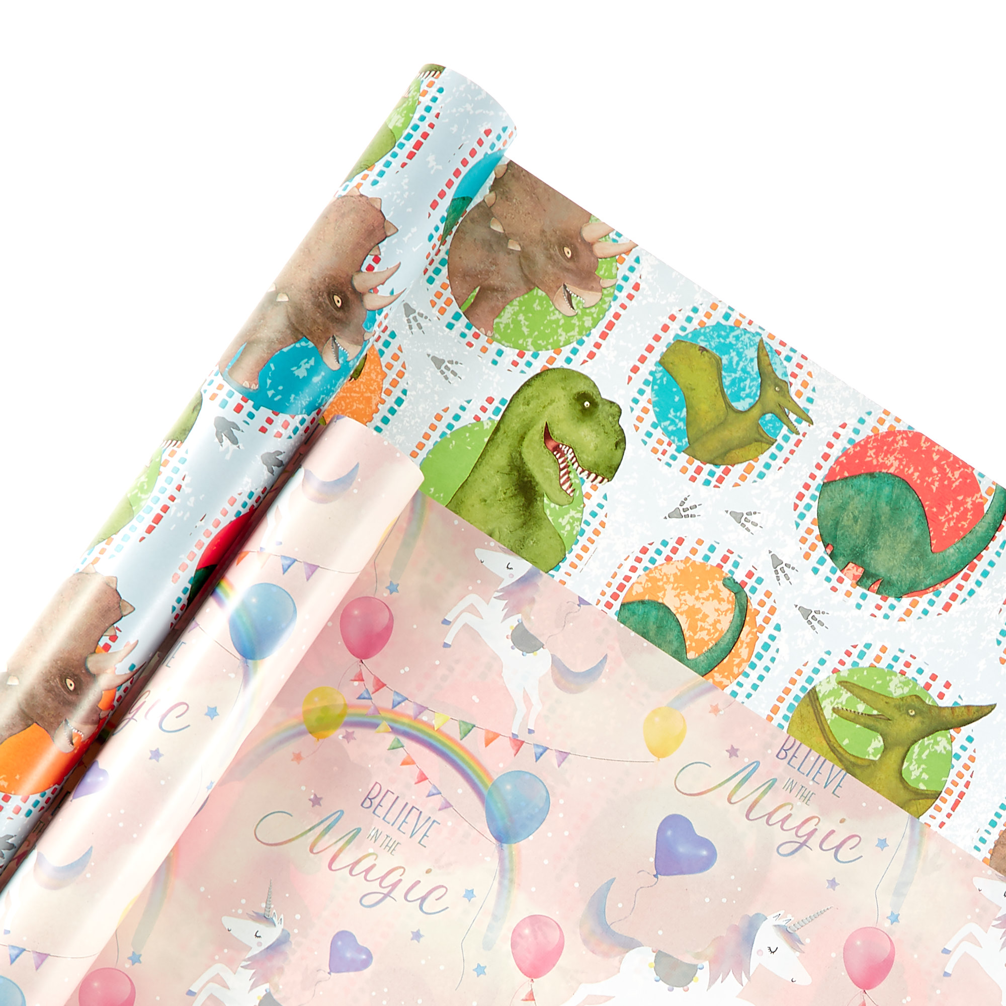 Children's Wrapping Paper - 4 Rolls