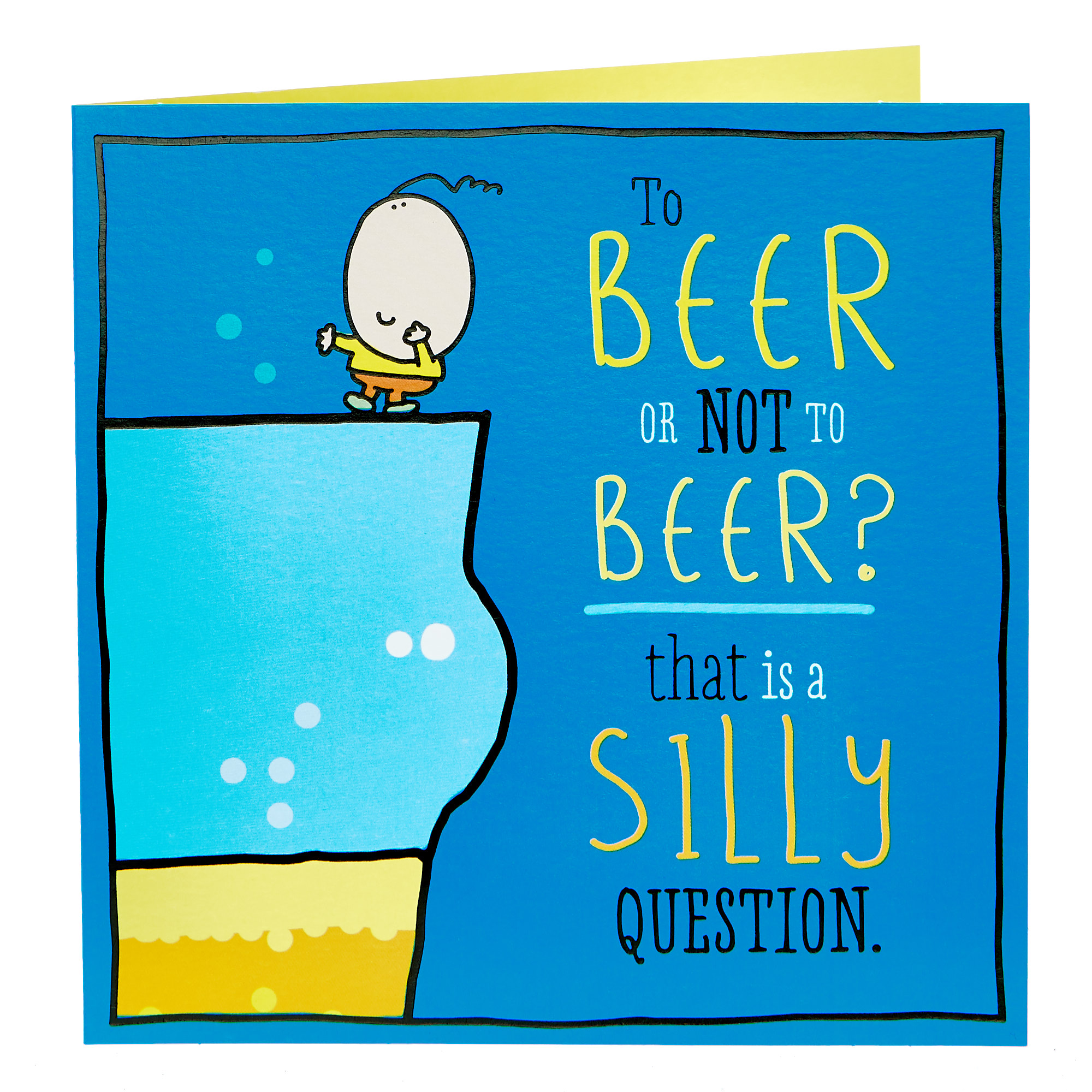 Birthday Card - Beer Or Not To Beer