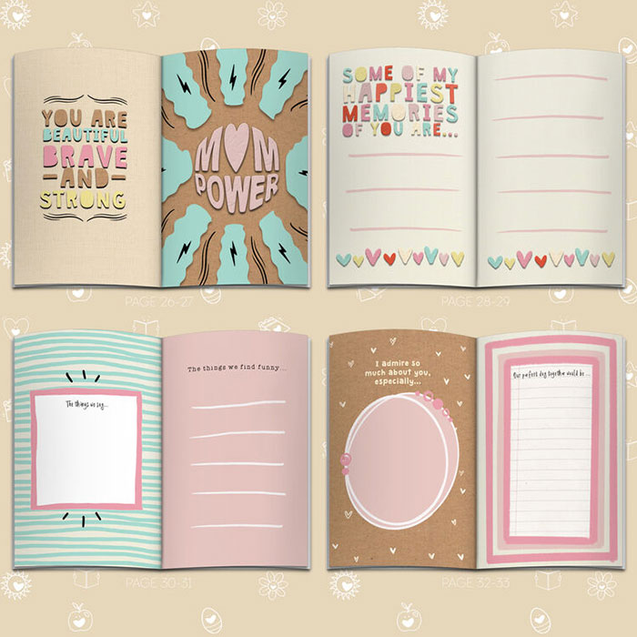 Fill in Your Words for Mum from older child or adult A5 Personalised Book