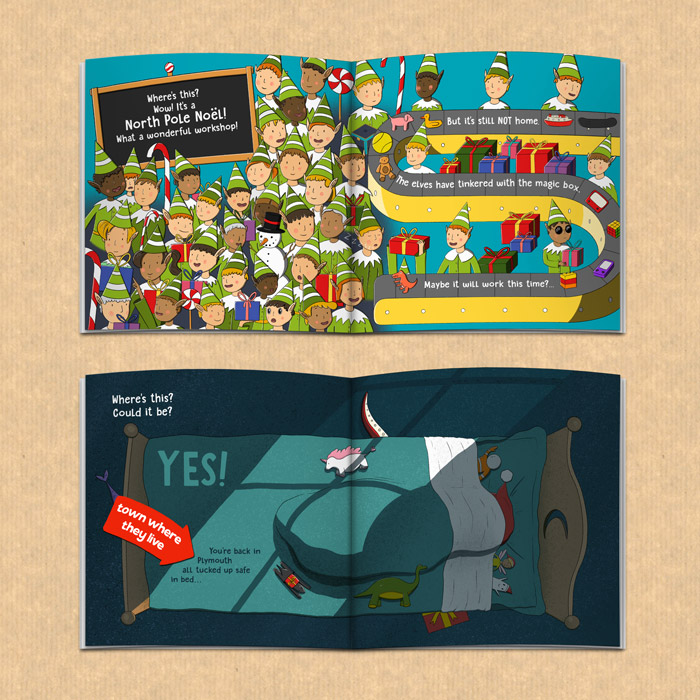 Personalised Christmas Box of Wonder Book
