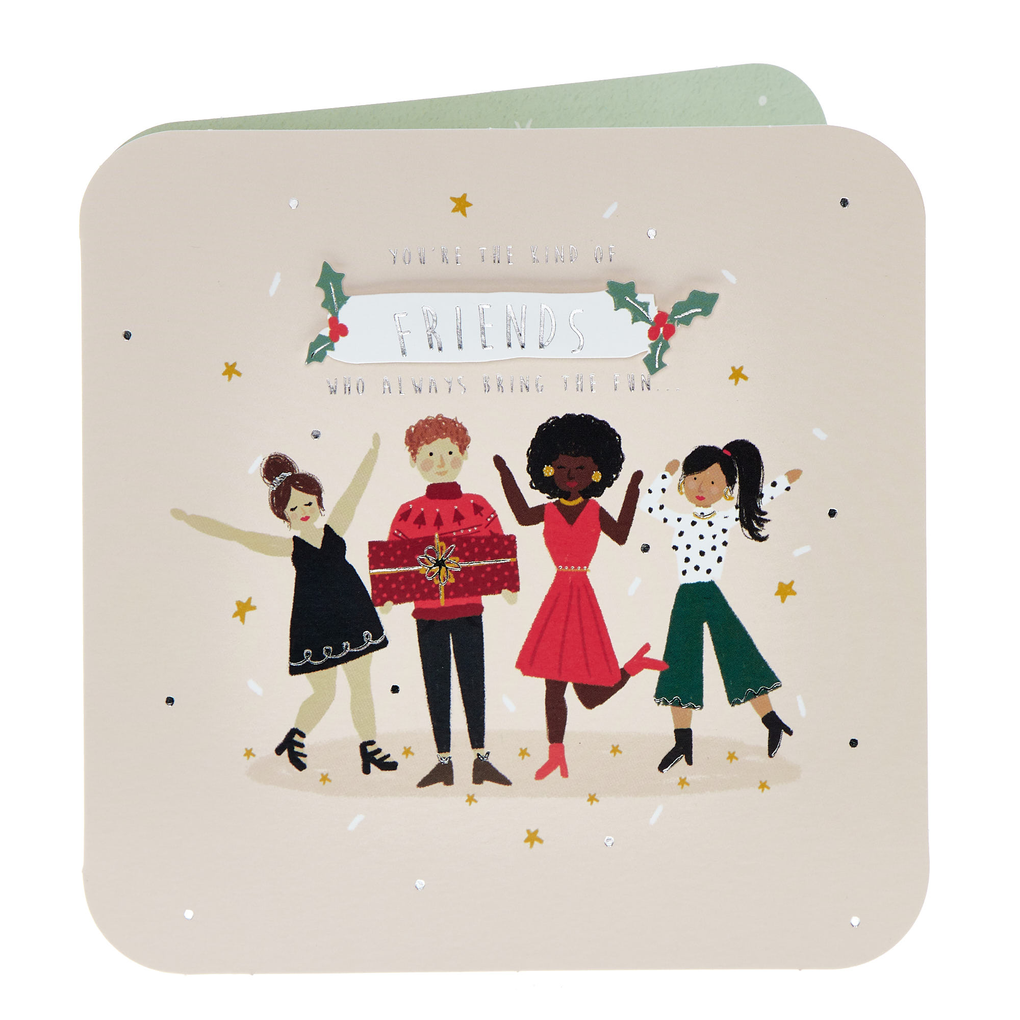 You're the Kind of Friends Who Always Bring the Fun Christmas Card