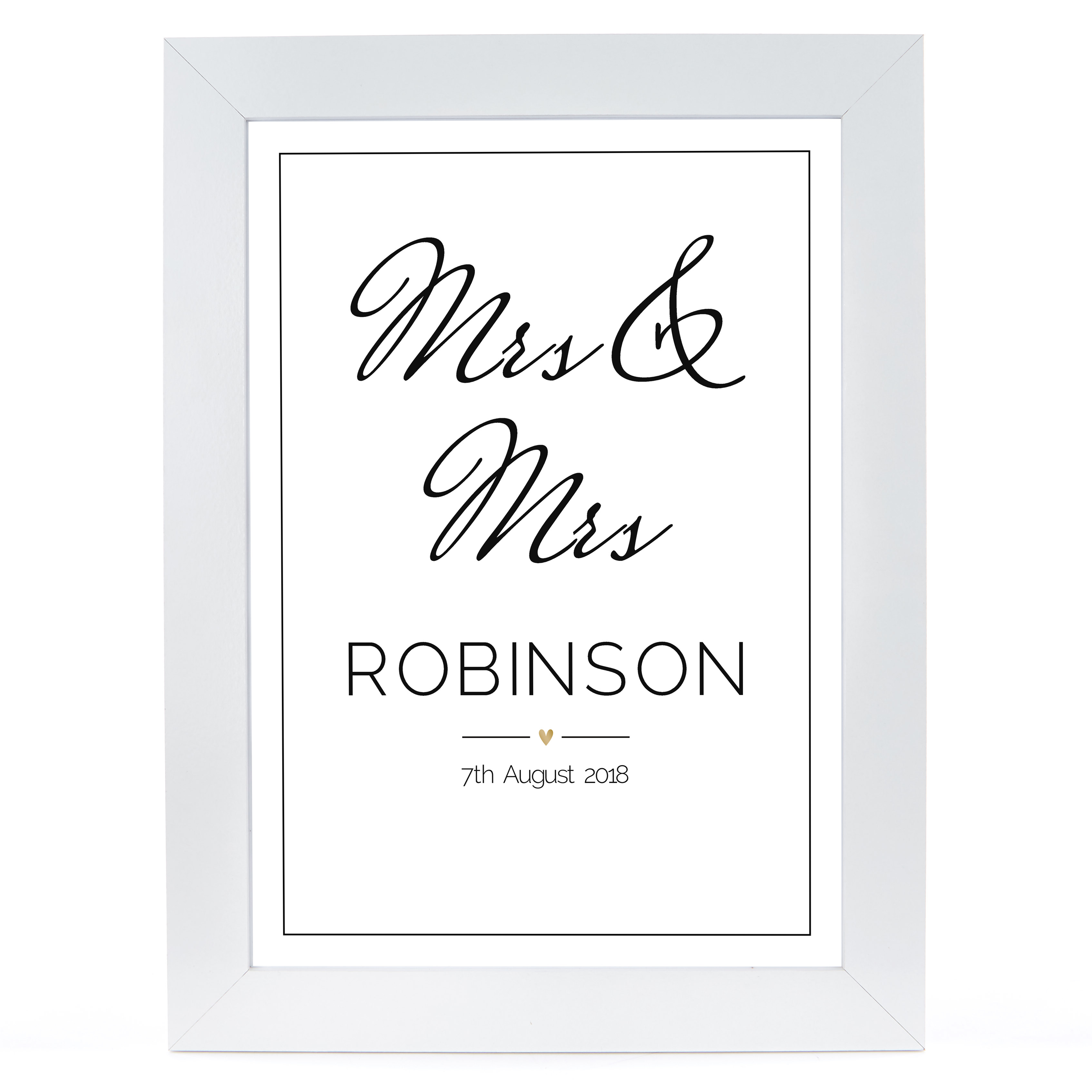 Personalised Print - Wedding Date