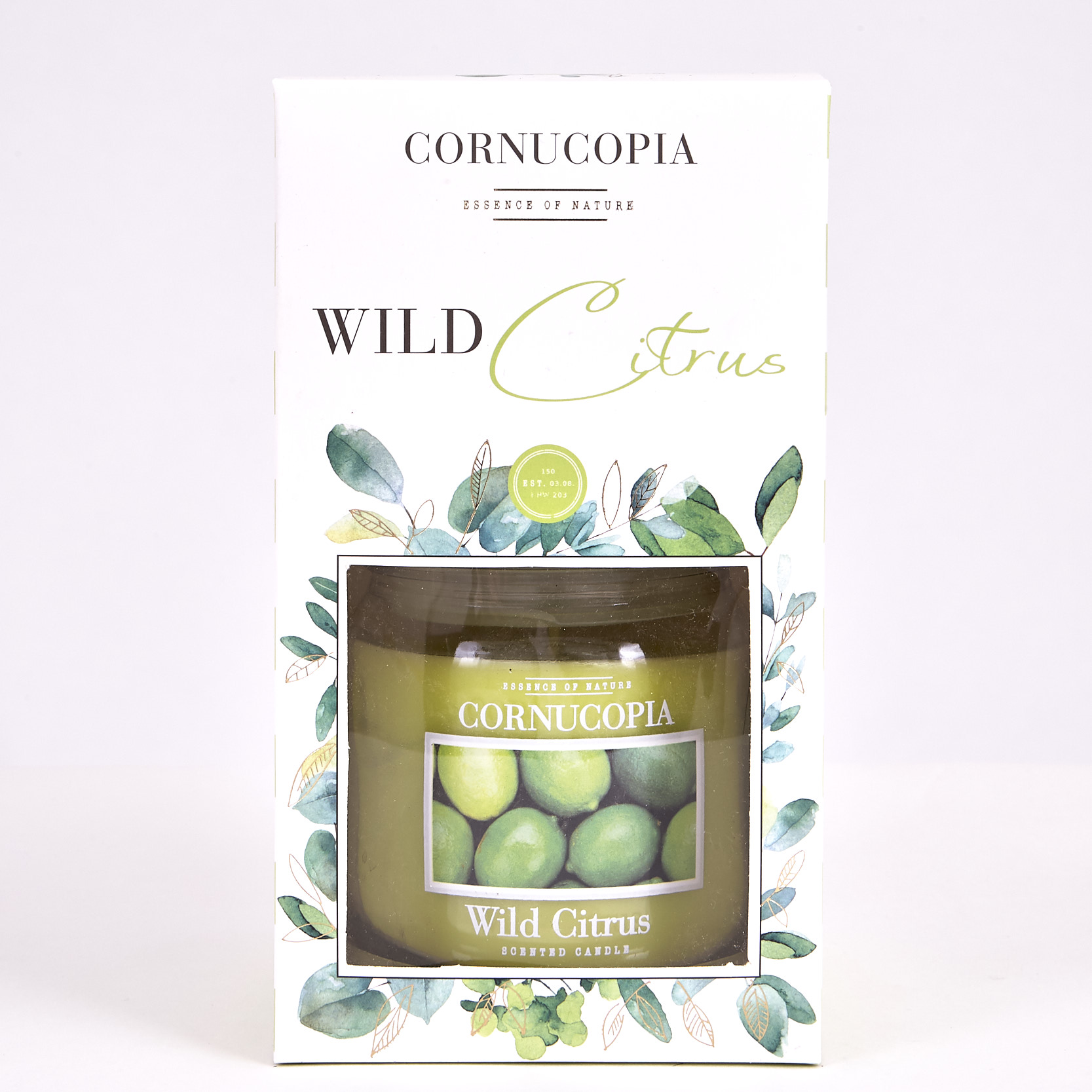 Cornucopia Boxed Wild Citrus Scented Candle