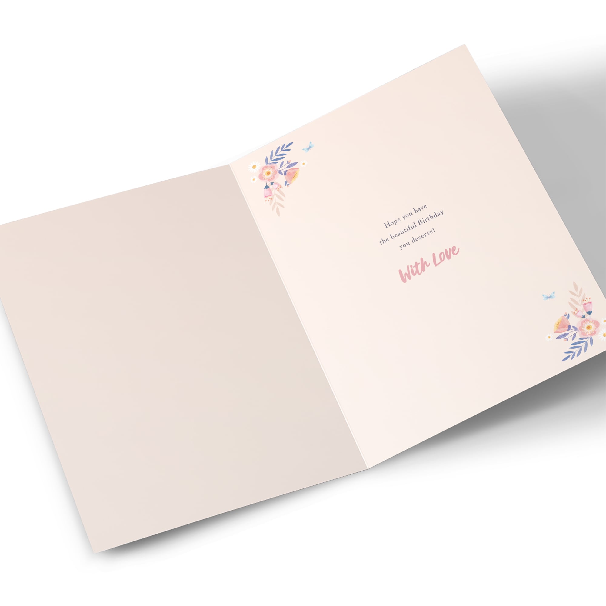 Birthday Card - Hexagon Florals, Mum