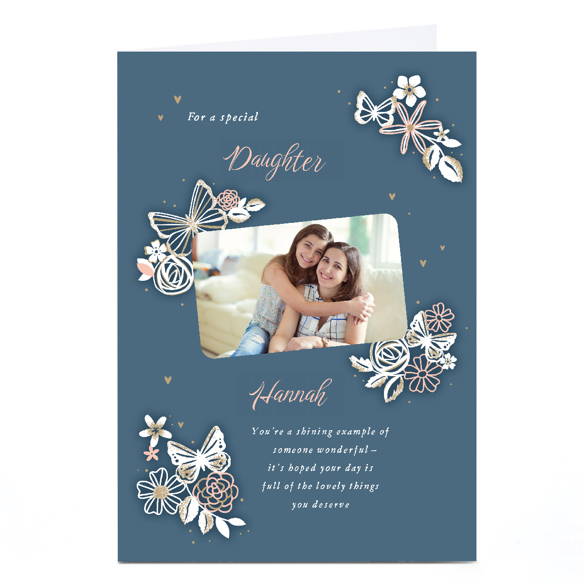 Personalised Birthday Card - For a special Daughter