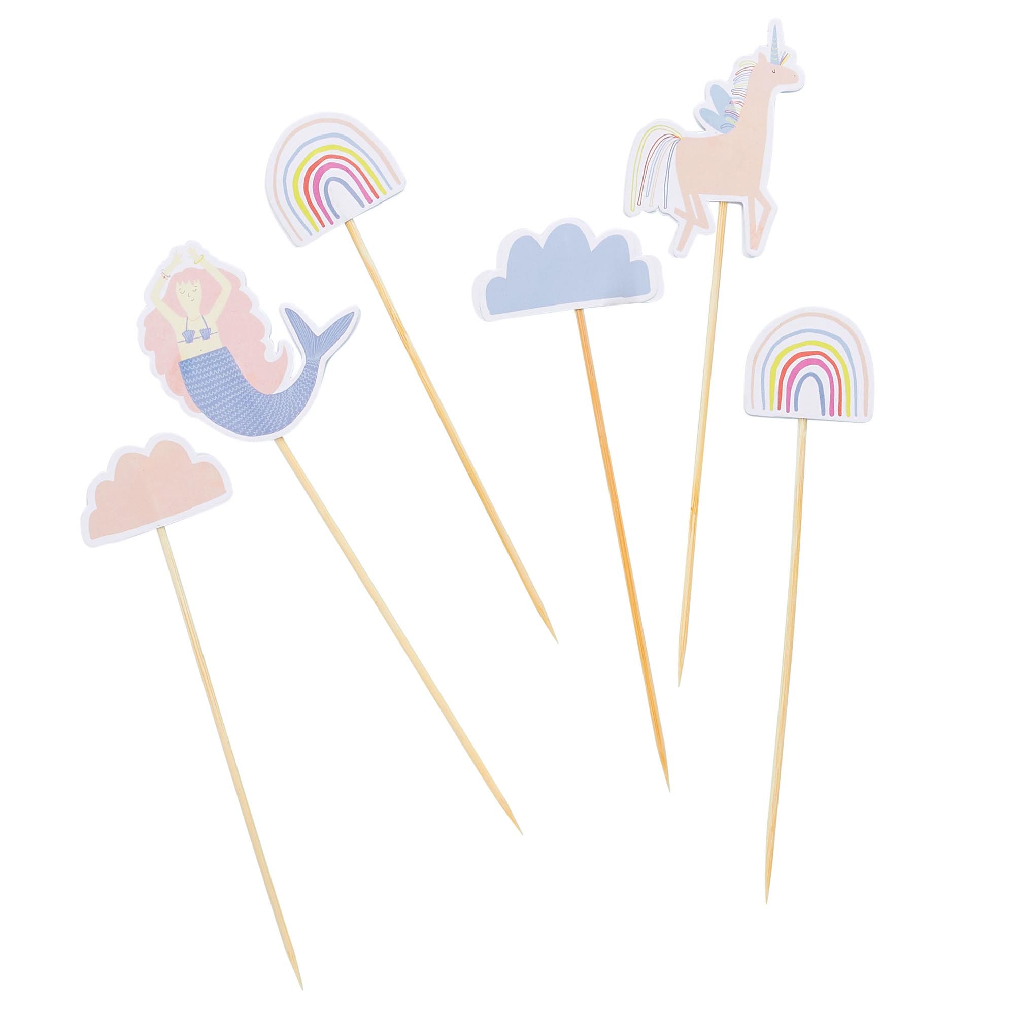 Enchanted Cake Topper Set - Pack of 6