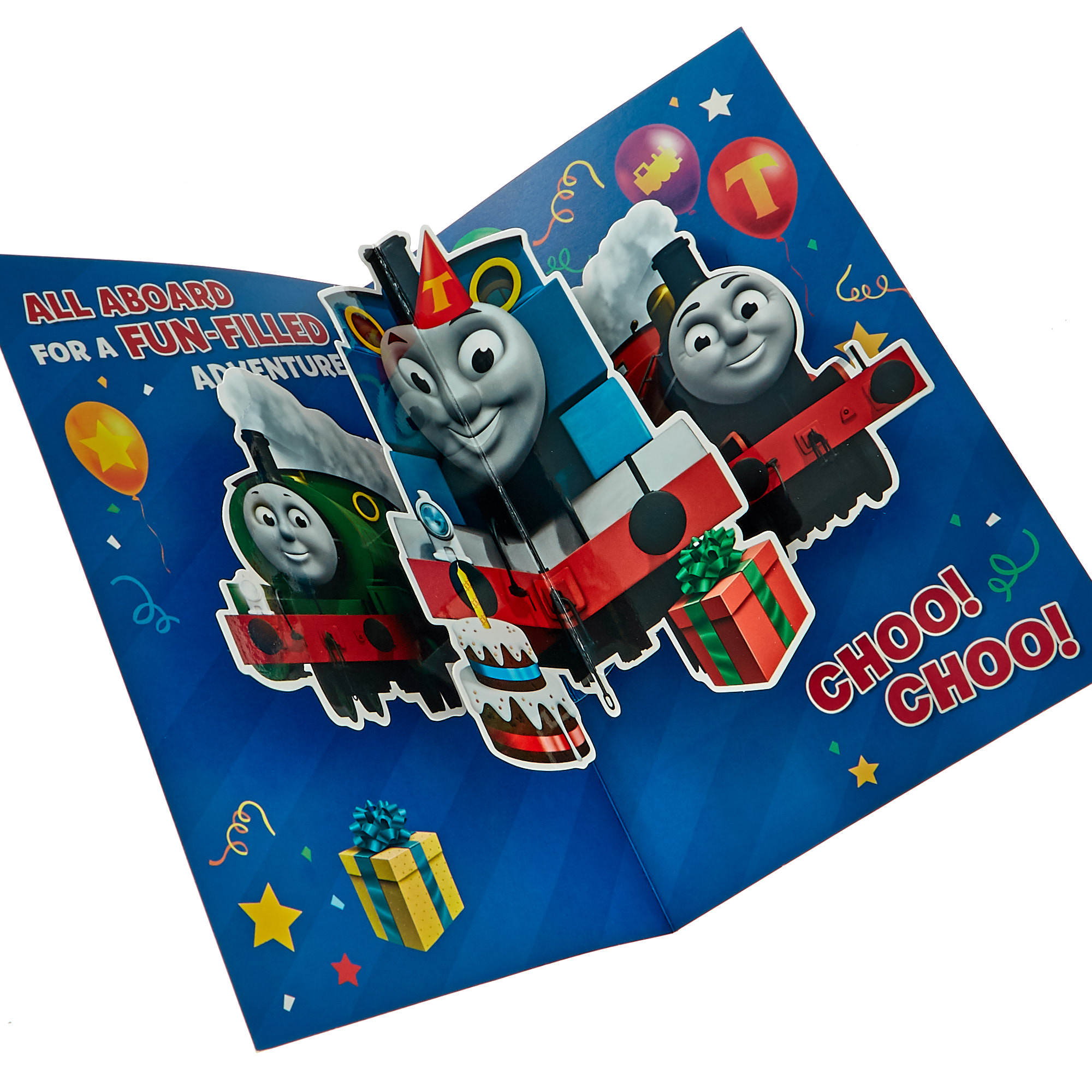 Thomas & Friends Pop-Up Birthday Card