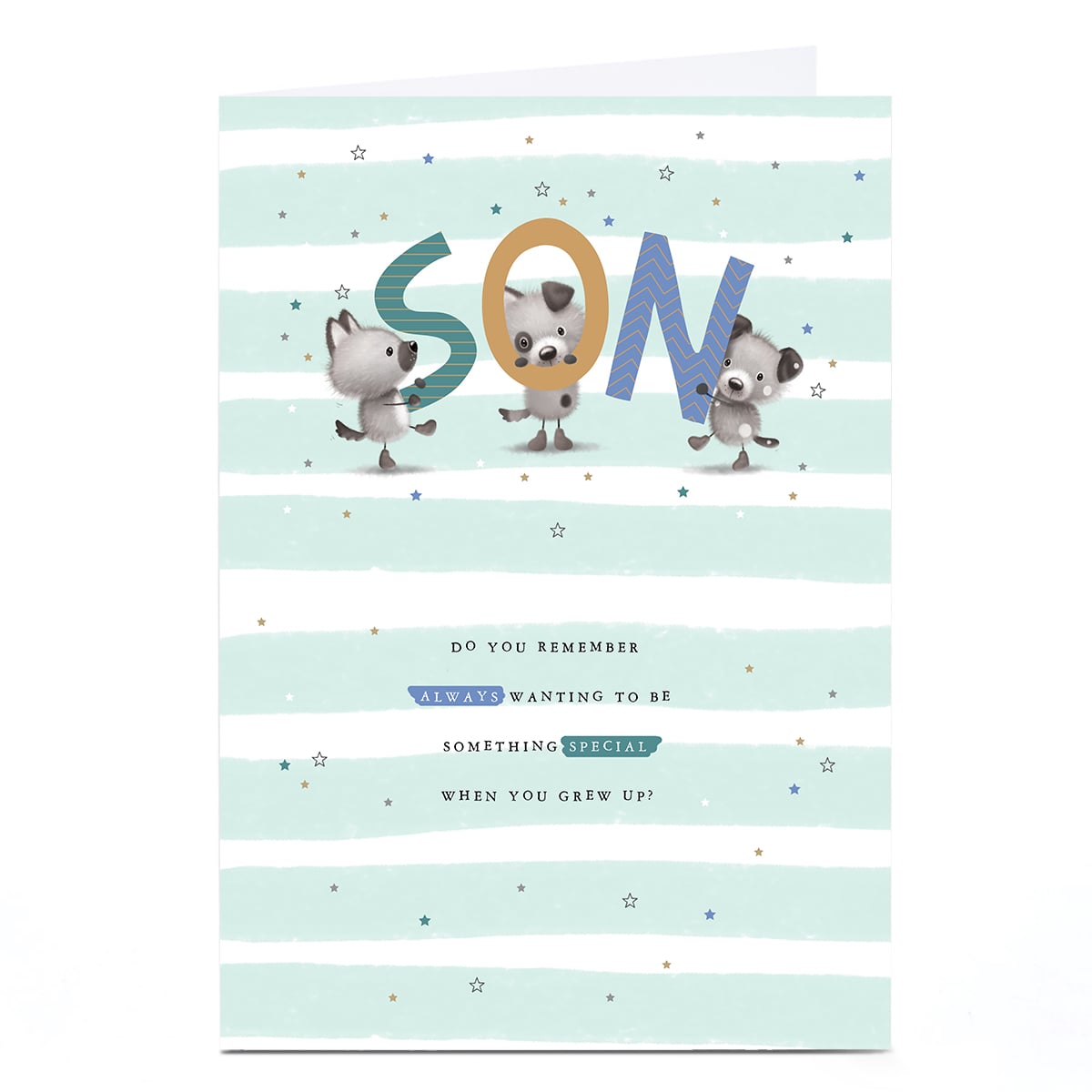 Birthday Card - You Are Something Special, Son
