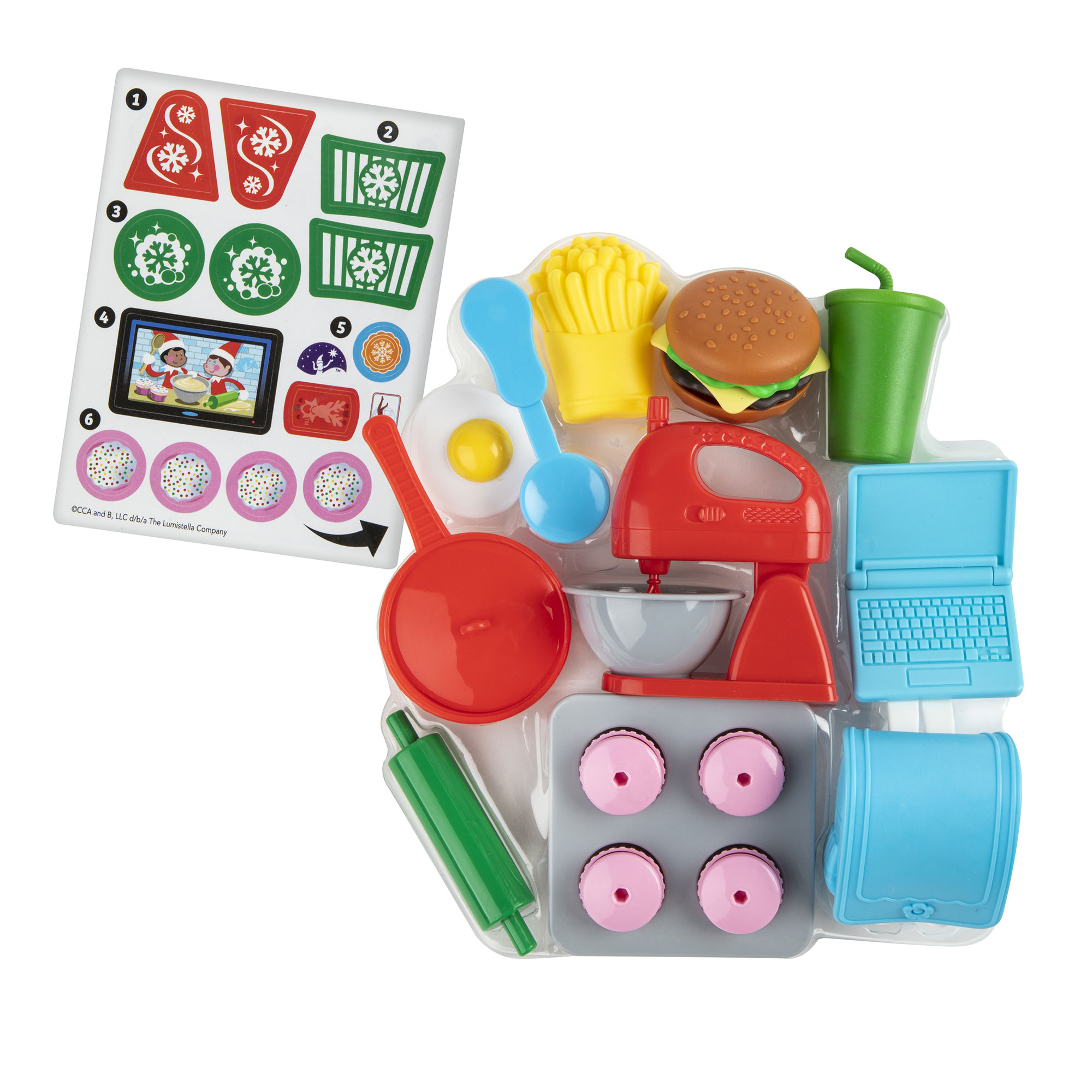 The Elf on the Shelf and Elf Mates Props Kit - Cooking School