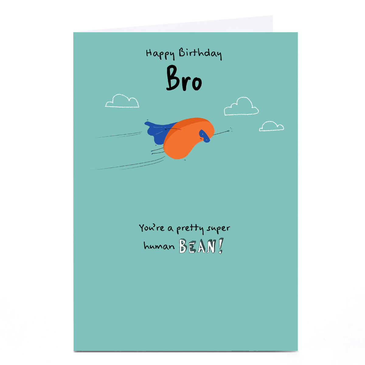 Personalised Cory Reid Birthday Card - Super Human Bean