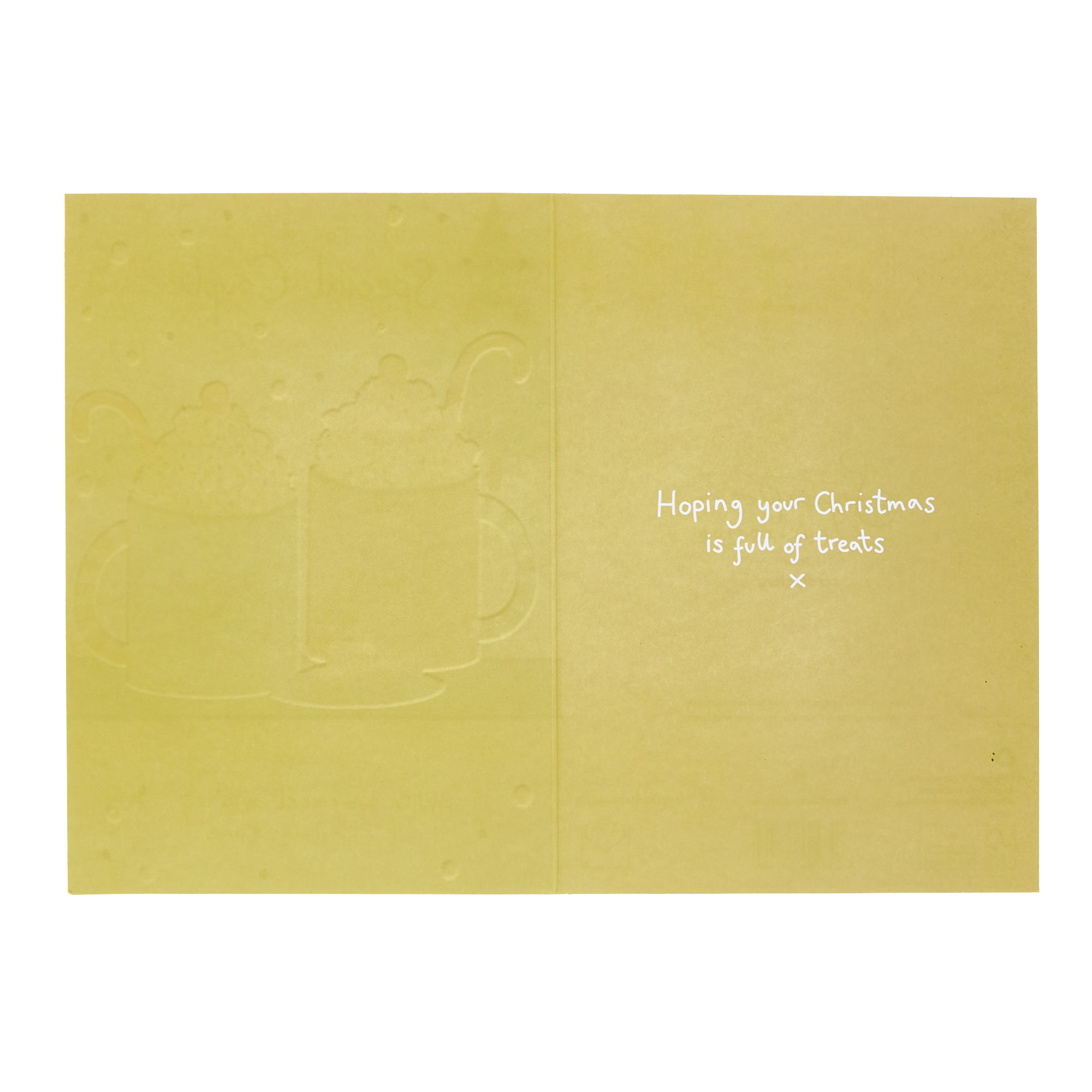 Special Couple Full of Treats Christmas Card