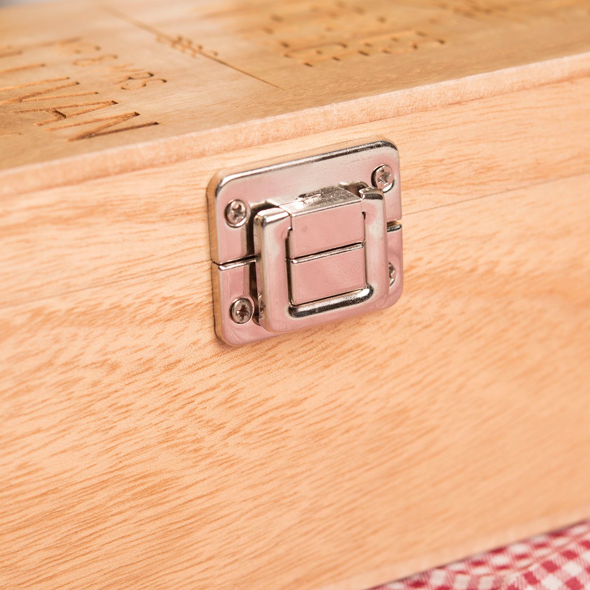 Engraved Wooden Box With Laurent-Perrier Champagne - Celebrating 70 Years