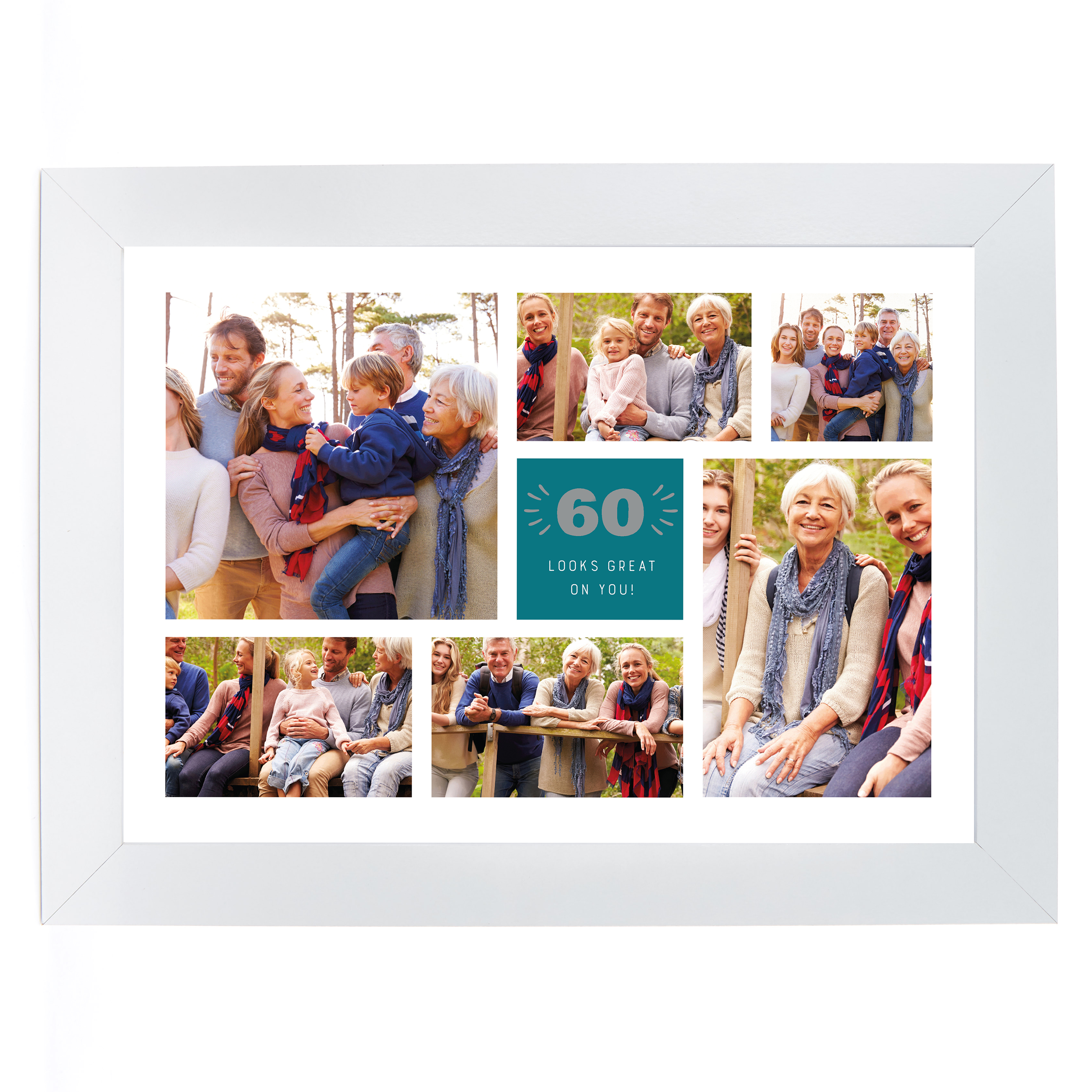 Personalised 60th Birthday Photo Print - Looks Great On You (Landscape)