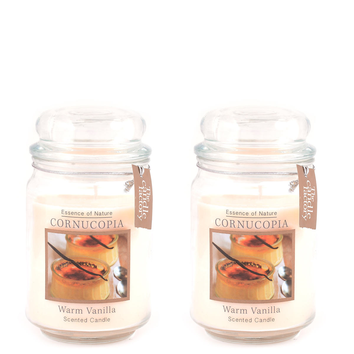 Cornucopia Scented Candles - Warm Vanilla (Set of 2) 