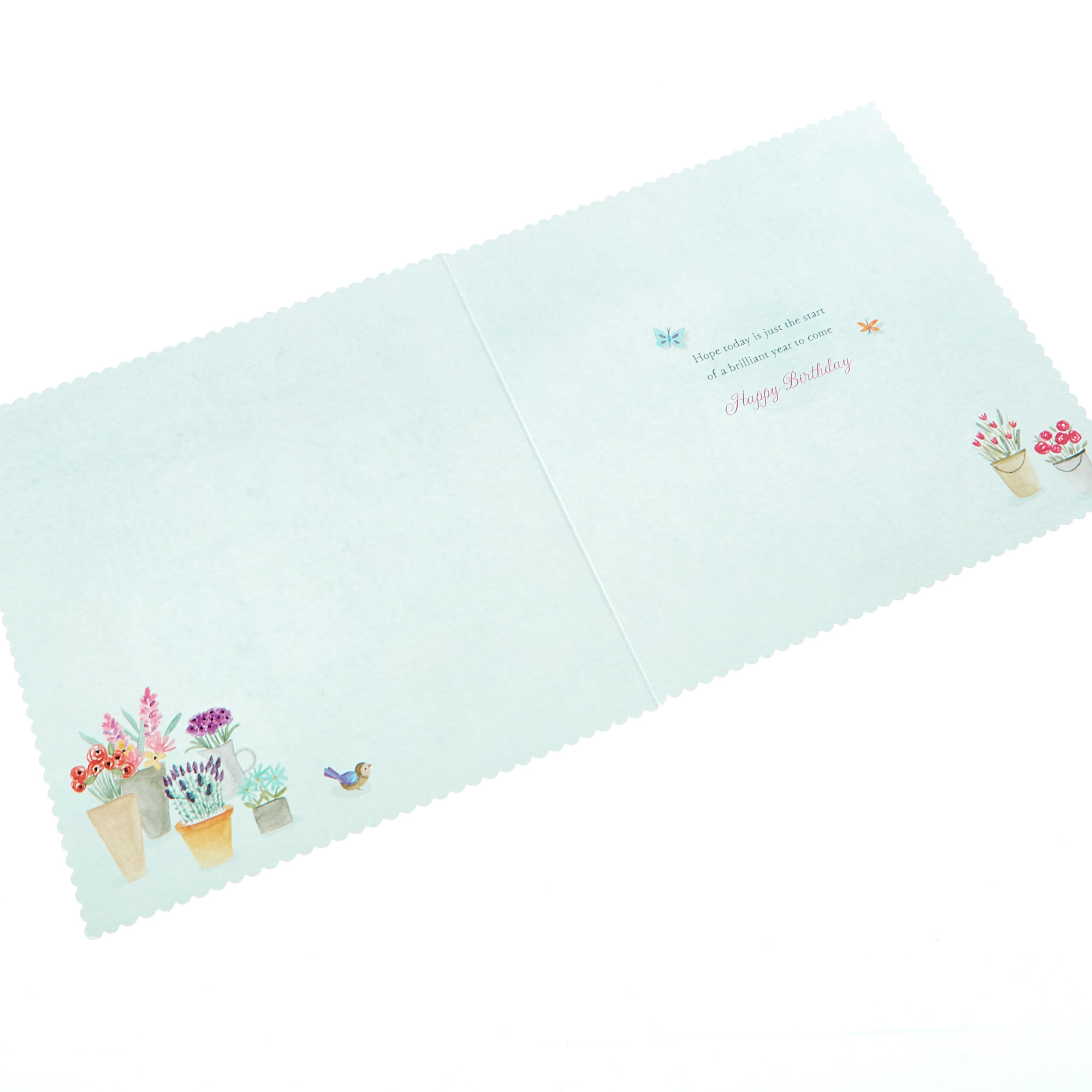 Platinum Collection Birthday Card - Sending A Little Wish