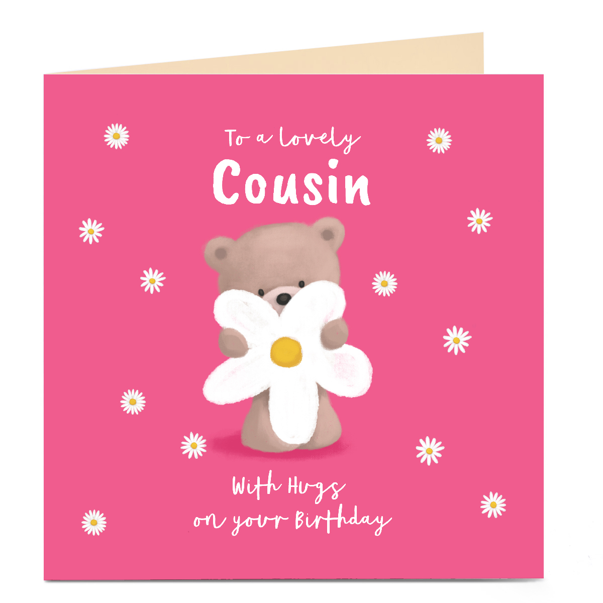 Personalised Hugs Birthday Card - Hugs With Daisy