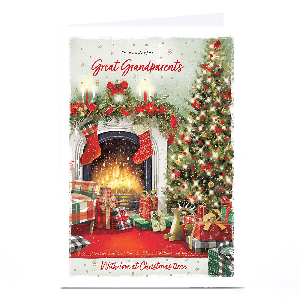 Christmas Card - To Wonderful Great Grandparents